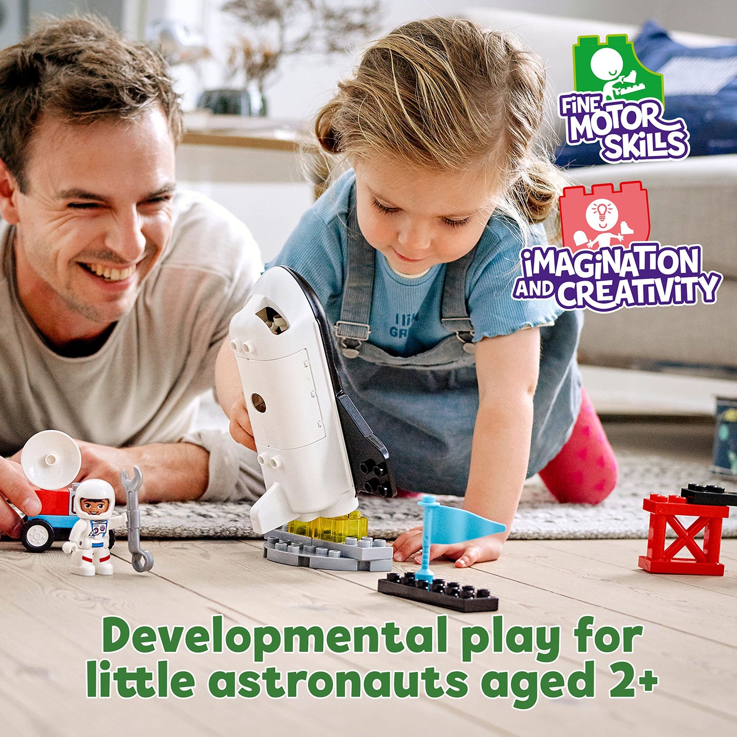 LEGO DUPLO Town Space Shuttle Mission 10944 Rocket Toy Amazon