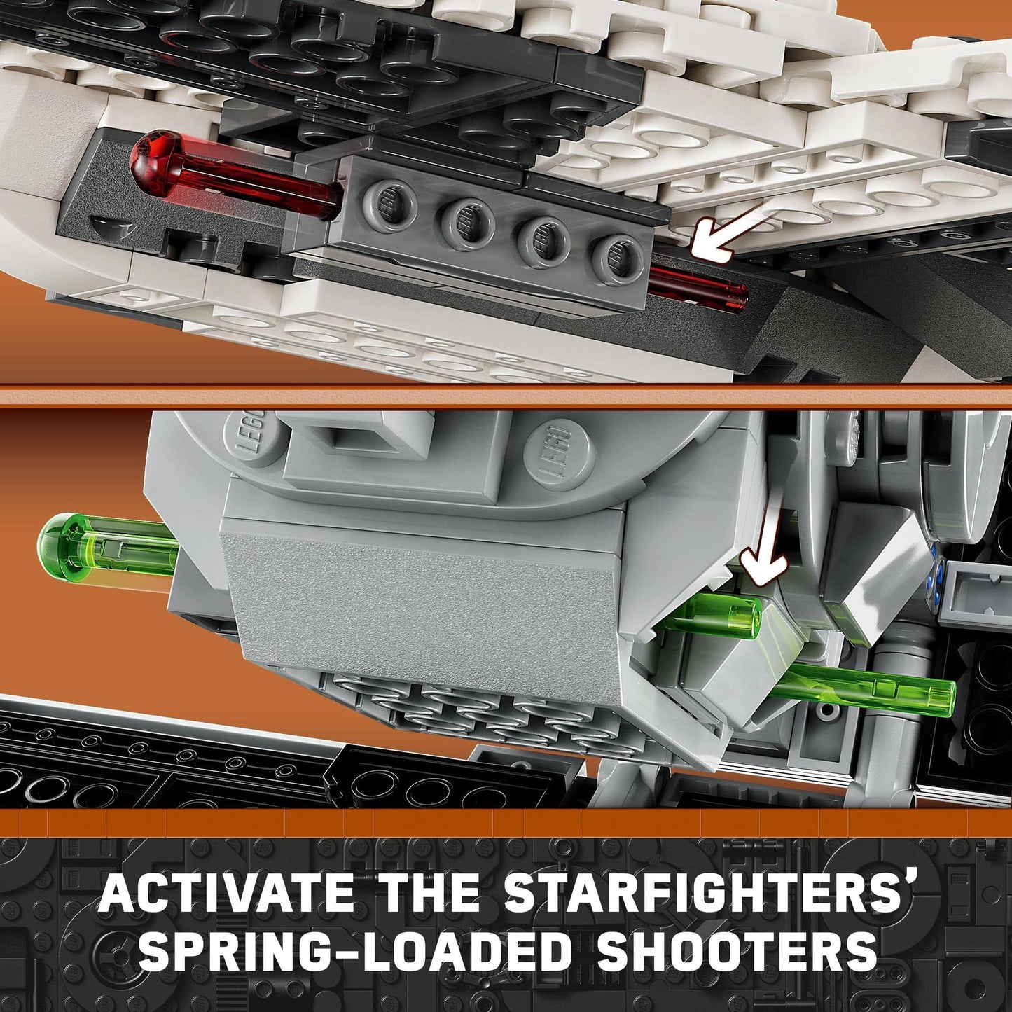 LEGO® Star Wars™ Mandalorian Fang Fighter vs. TIE Interceptor™ 75348 Amazon