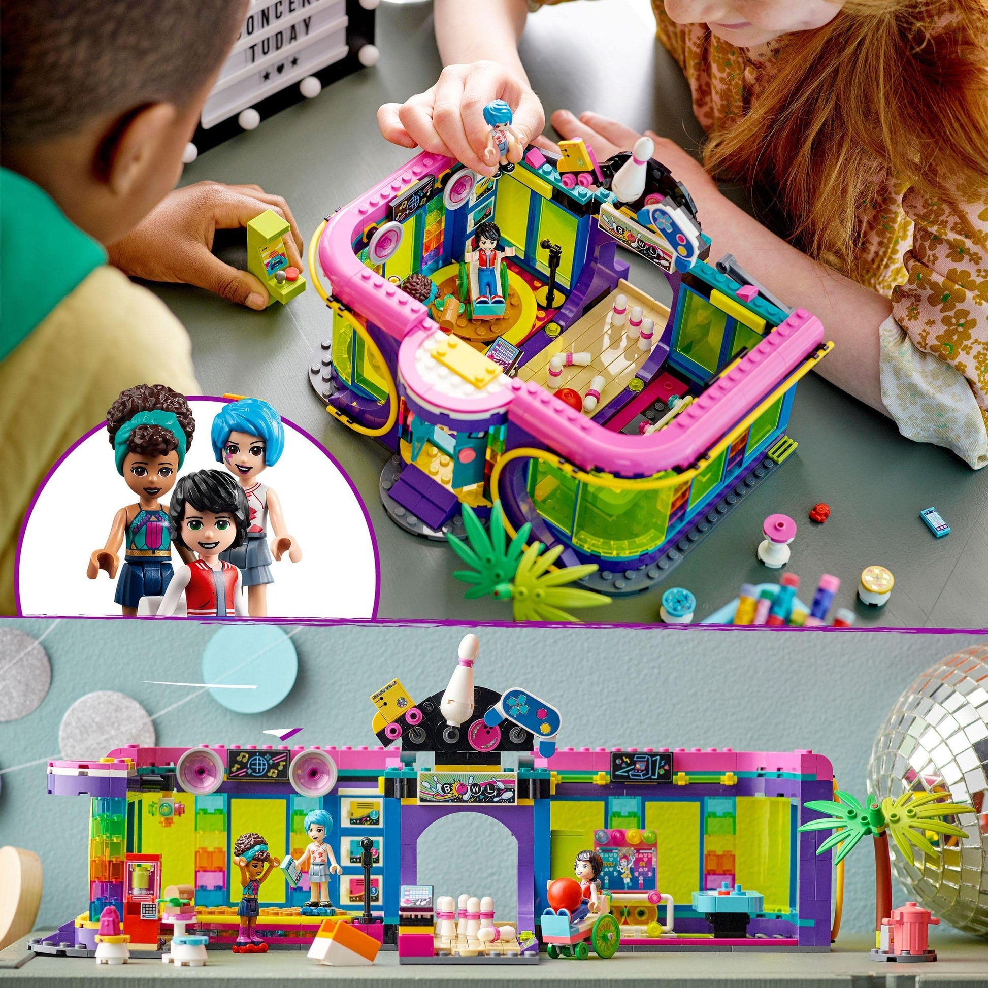 LEGO Friends Roller Disco Arcade with Toy  41708 Amazon