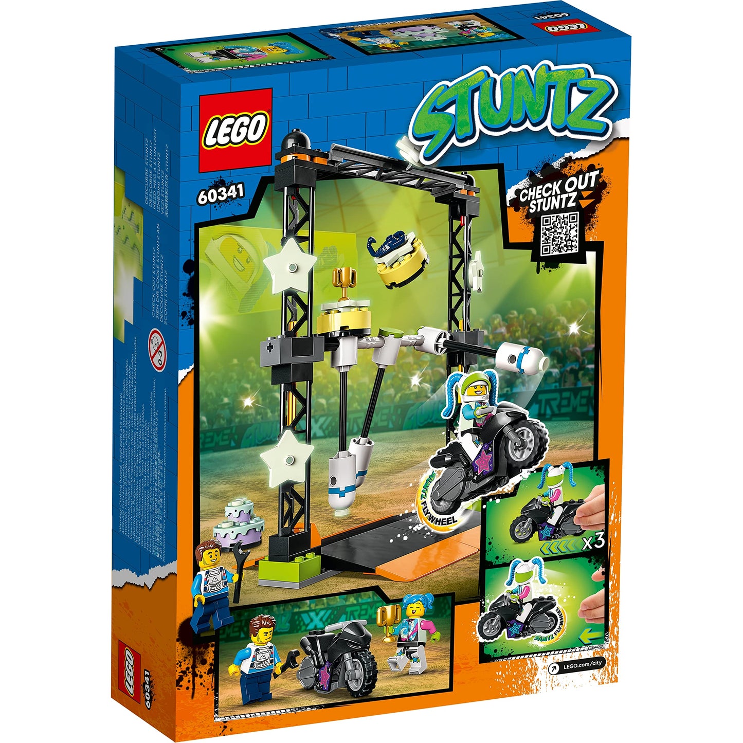 LEGO City Stuntz The Knockdown Stunt Challenge Playset Amazon