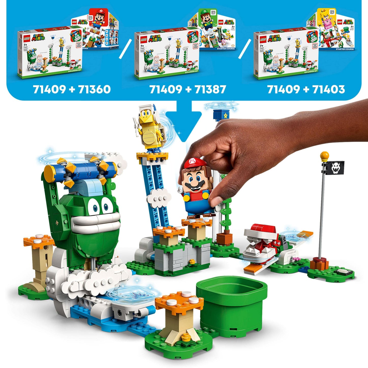 LEGO Super Mario 71409 Big Gabon and Kumonoue Challenge Amazon