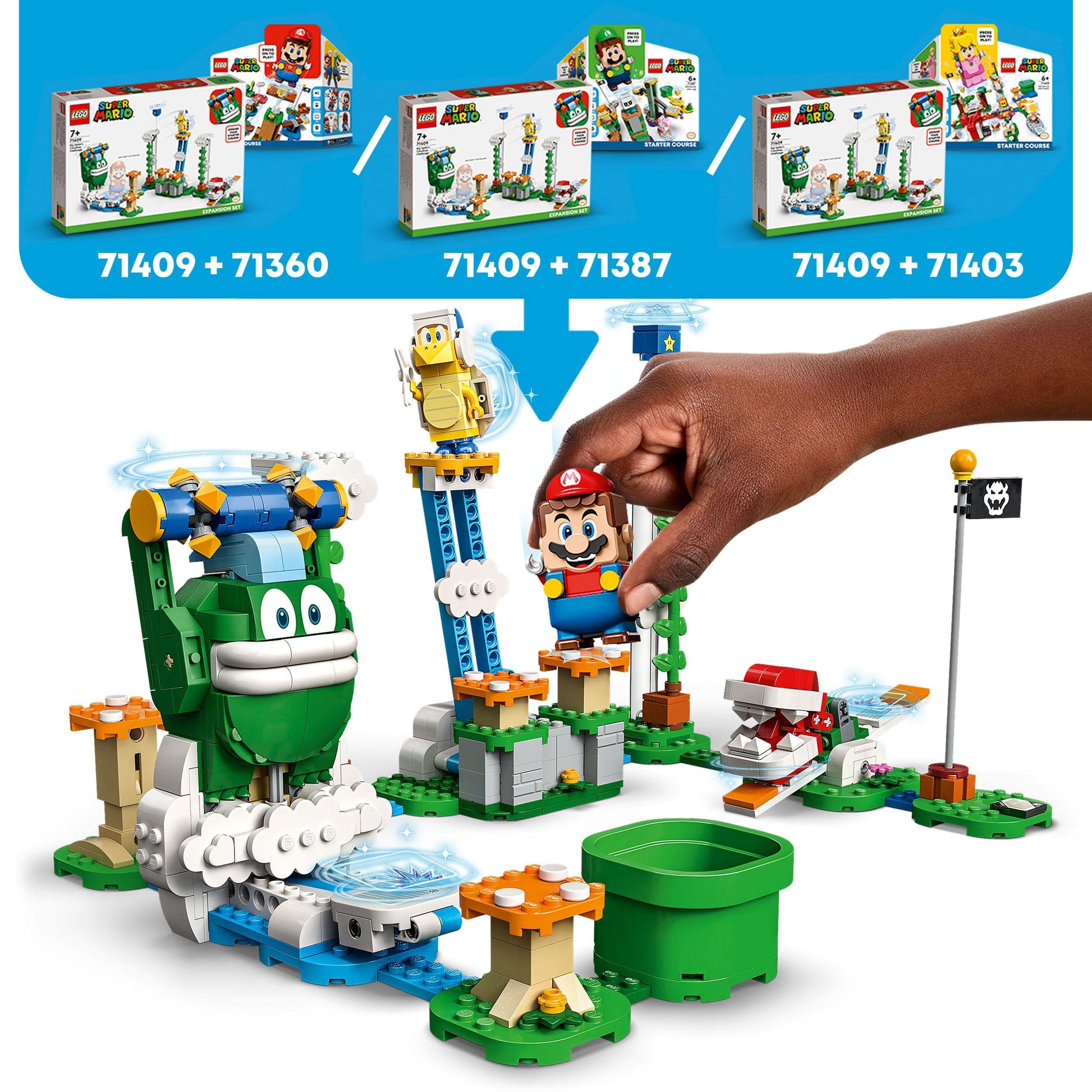 LEGO Super Mario 71409 Big Gabon and Kumonoue Challenge Amazon