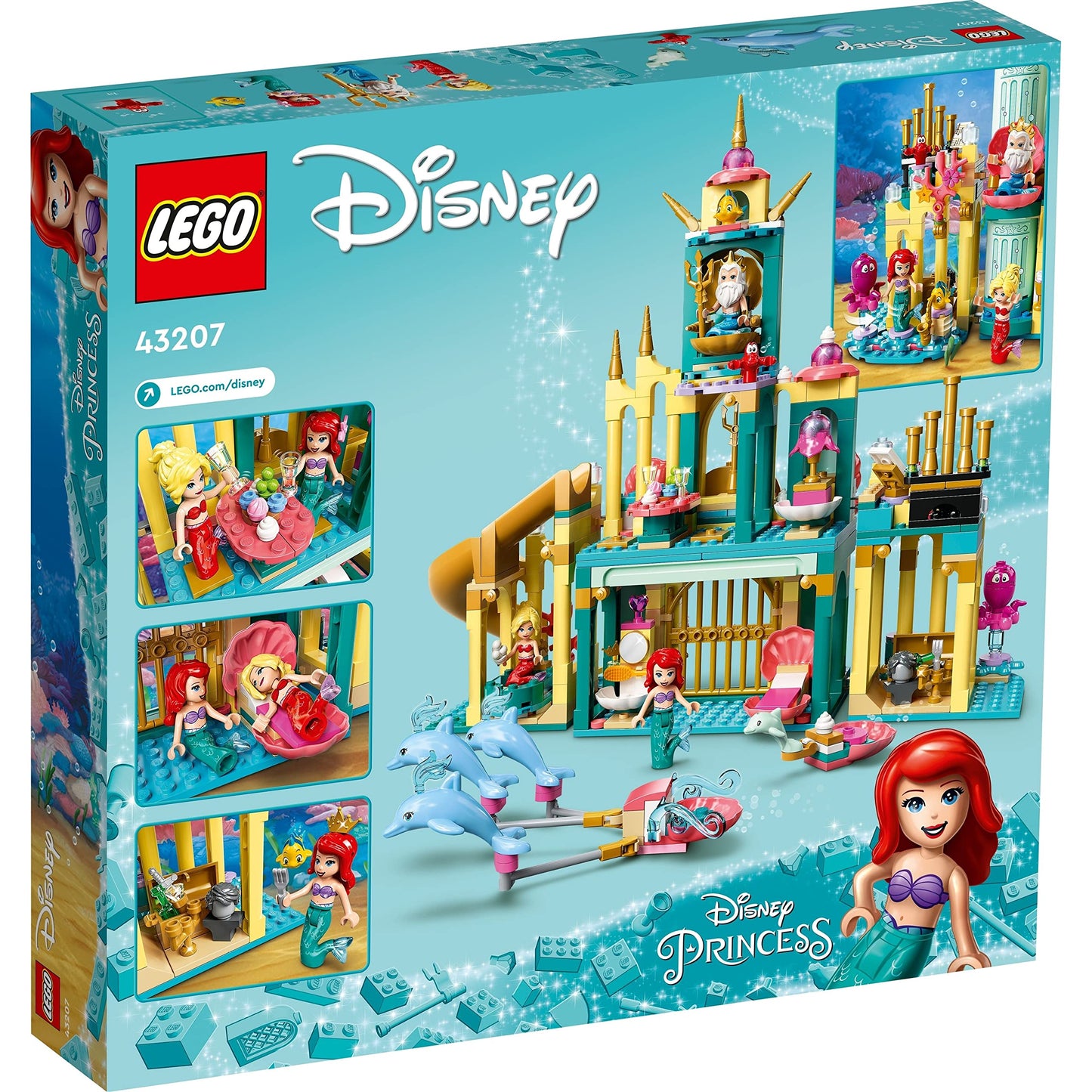LEGO Disney Princess Ariel’s Underwater Palace Castle Toy