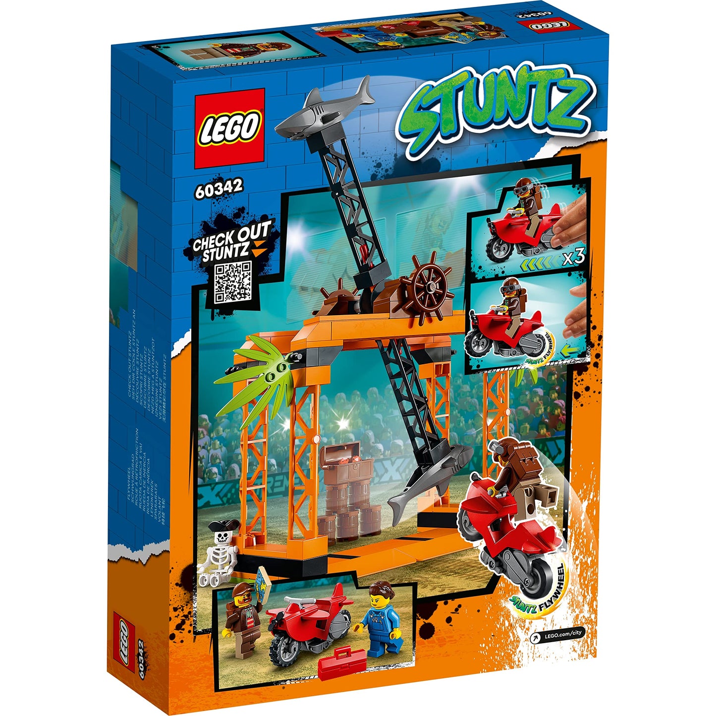 LEGO City Stuntz The Shark Attack Stunt Challenge Adventure Series Toy Amazon