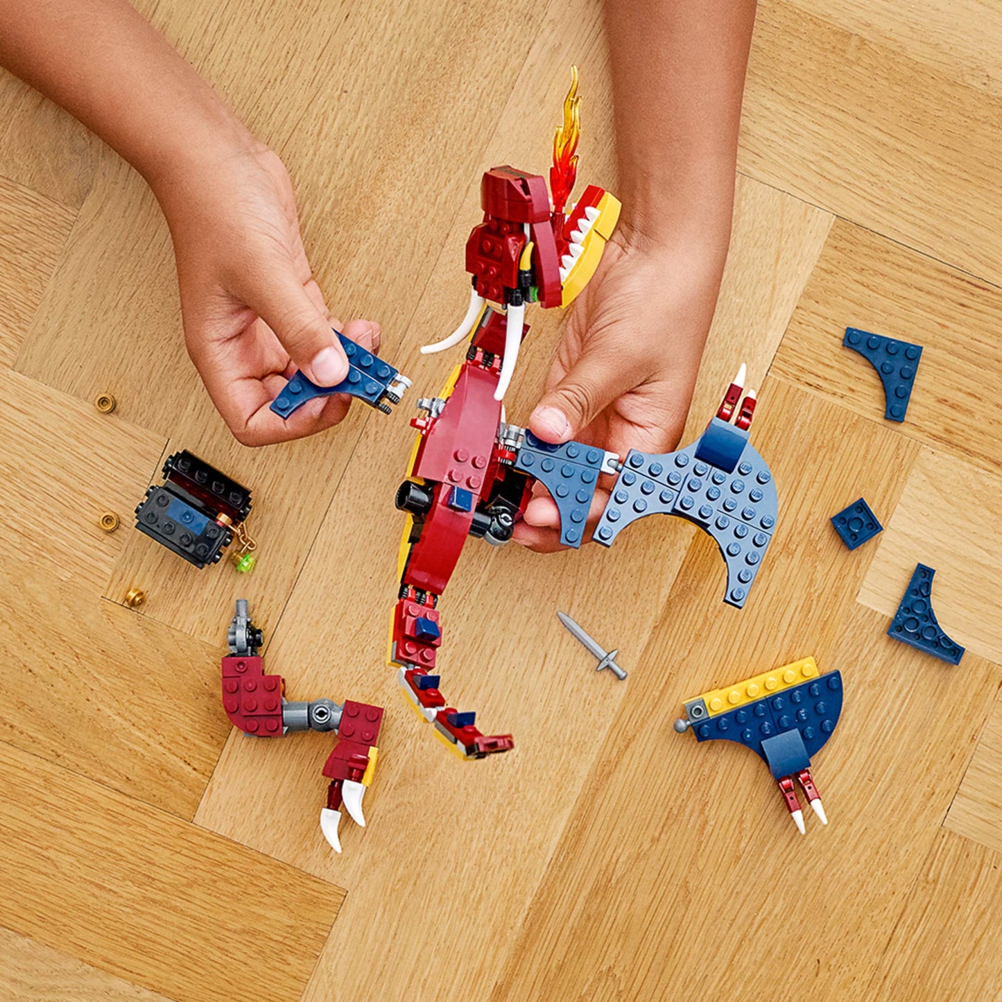 LEGO Creator 3in1 Fire Dragon 31102 Building Kit