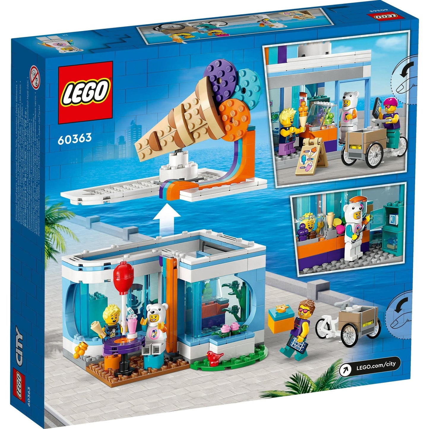 LEGO® City Ice-Cream Shop 60363 Building Toy Set Amazon