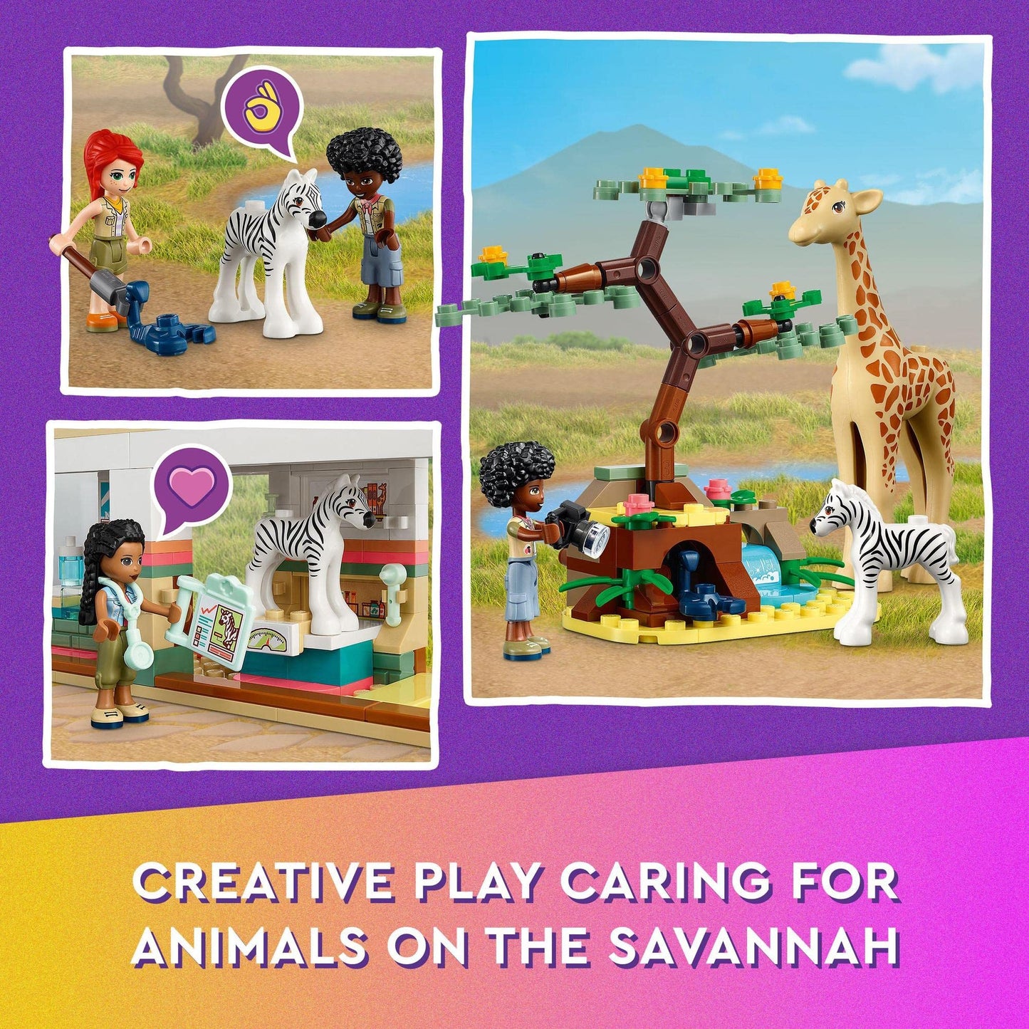 LEGO Friends Mia’s Wildlife Rescue 41717 Building Kit Amazon