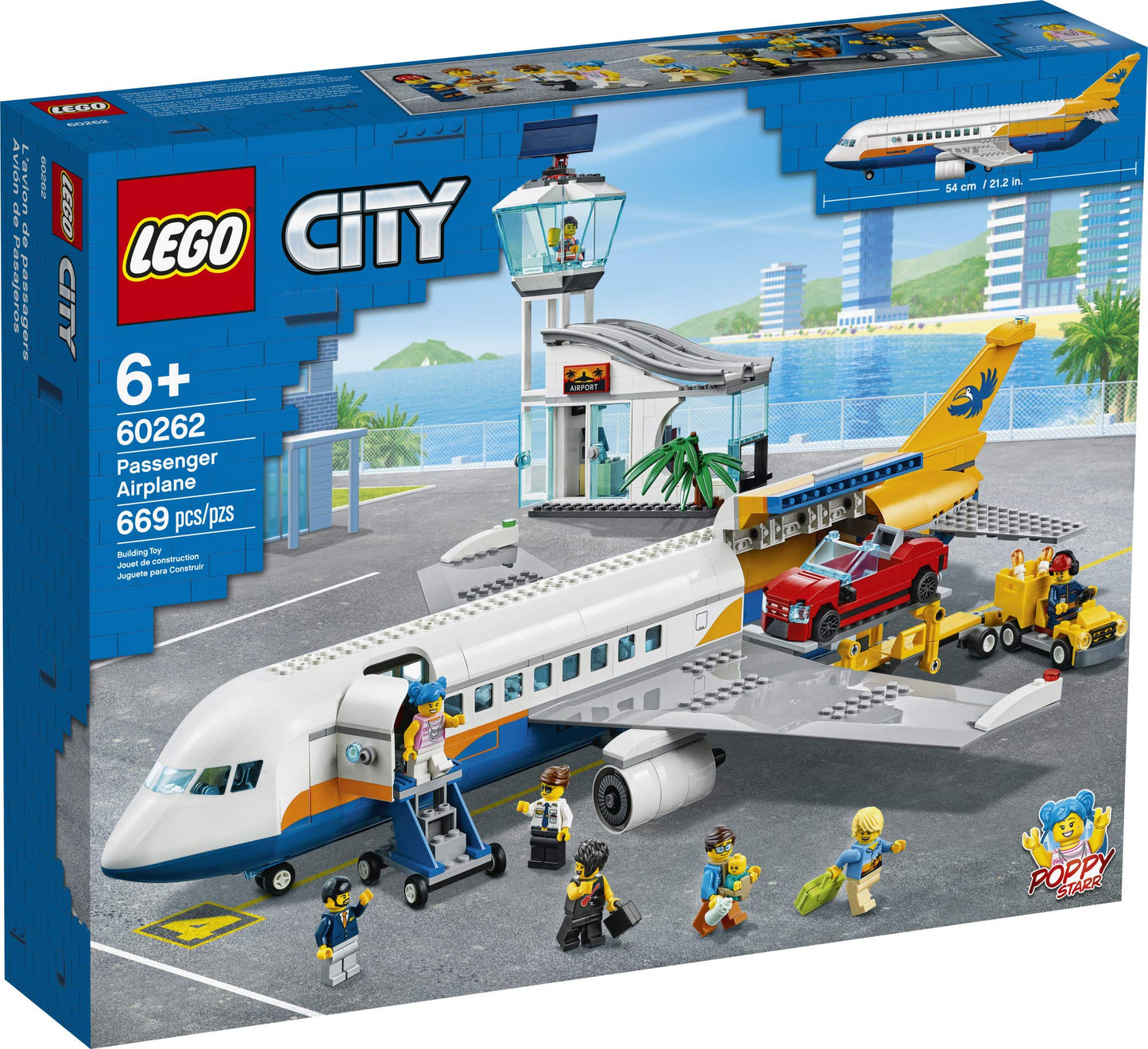 LEGO City Passenger Airplane 60262, with Radar Tower Amazon