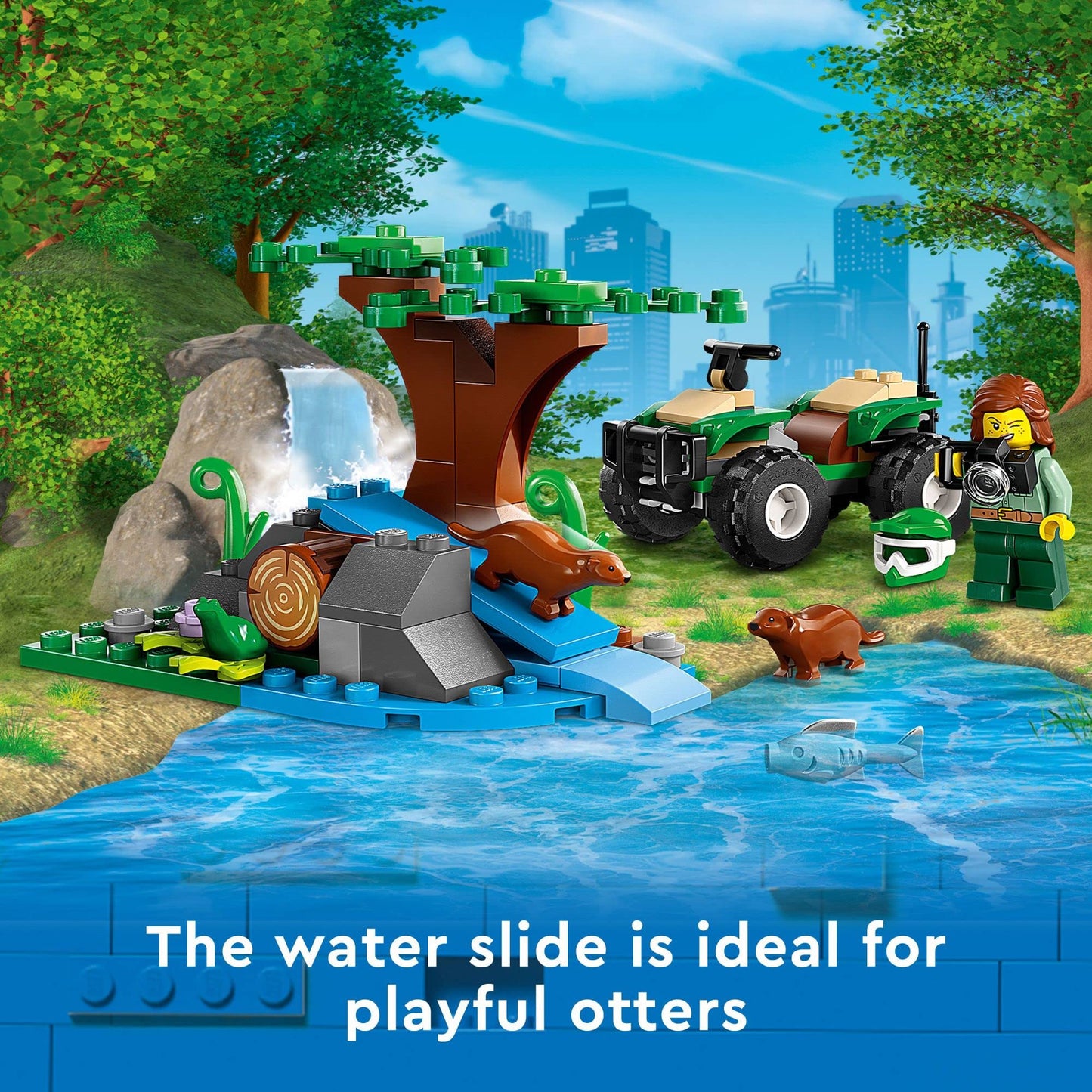 LEGO City ATV and Otter Habitat 60394 Building Toy