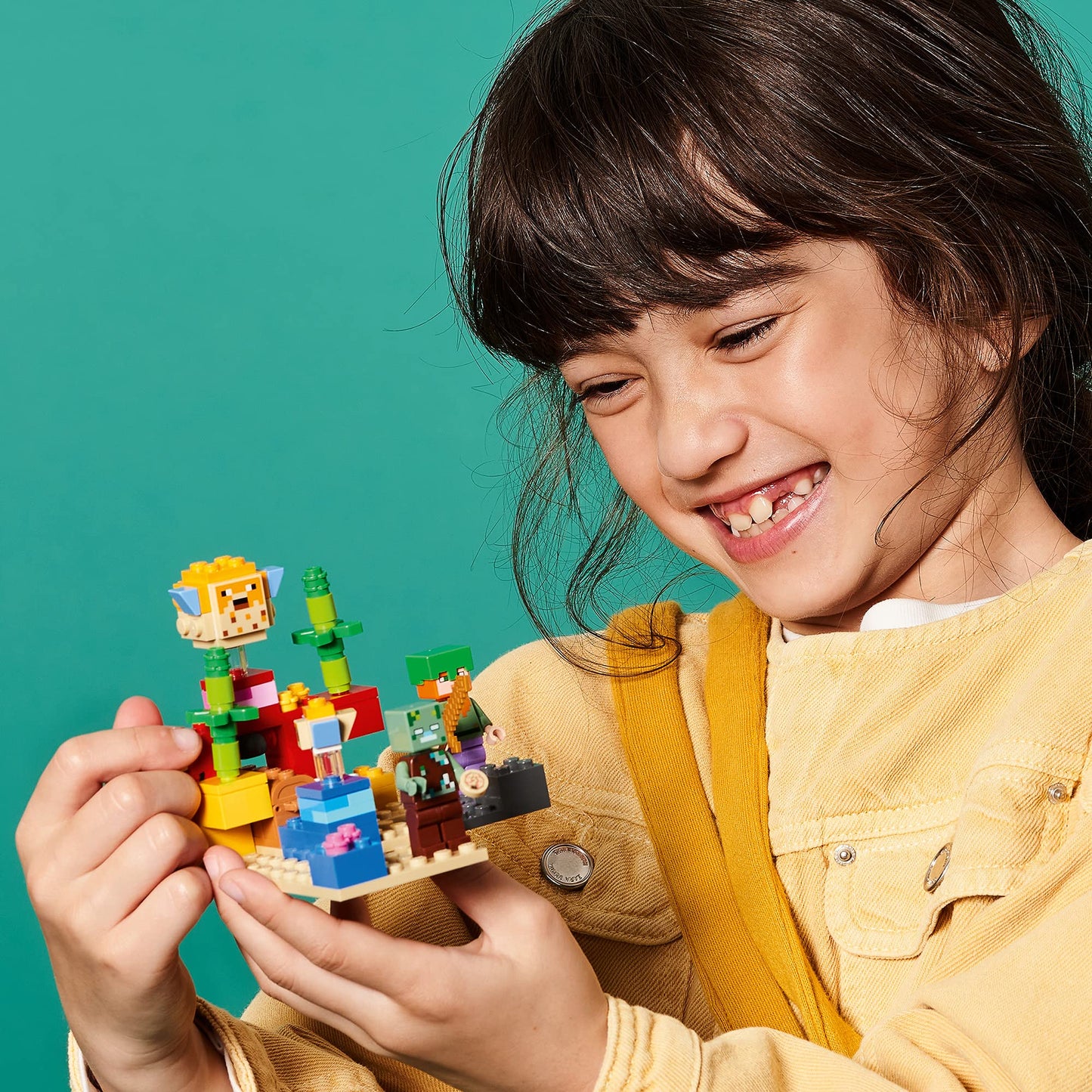 LEGO Minecraft The Coral Reef 21164 Building Kit Amazon