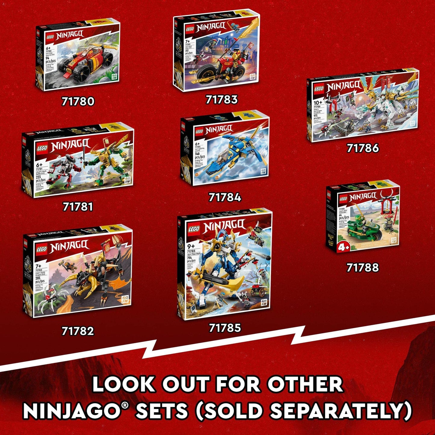 LEGO NINJAGO Creative Ninja Brick Box 71787 Amazon
