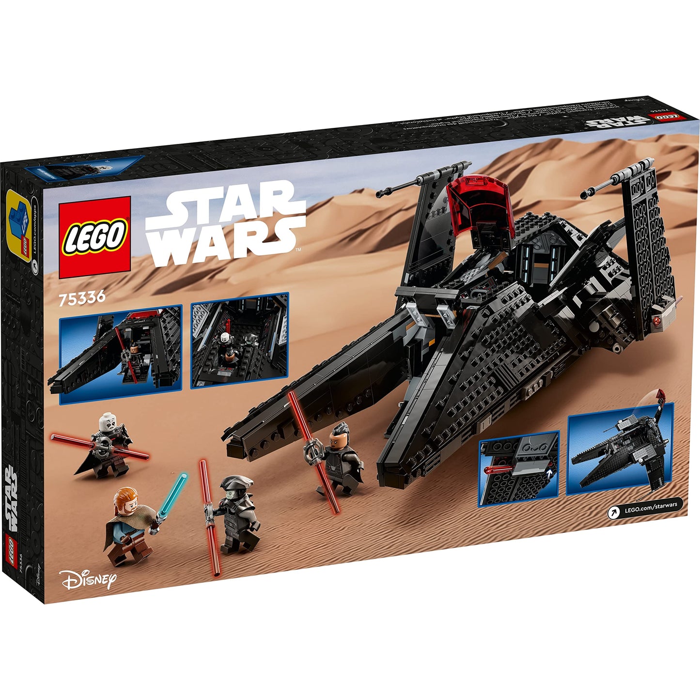 LEGO Star Wars Inquisitor Transport Scythe Starship Toy 75336 Amazon