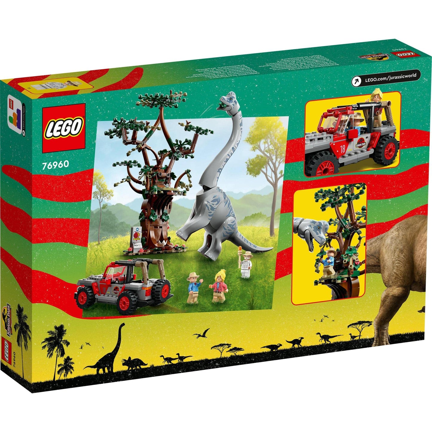 LEGO Jurassic Park Brachiosaurus Discovery 76960 Building Toy Amazon