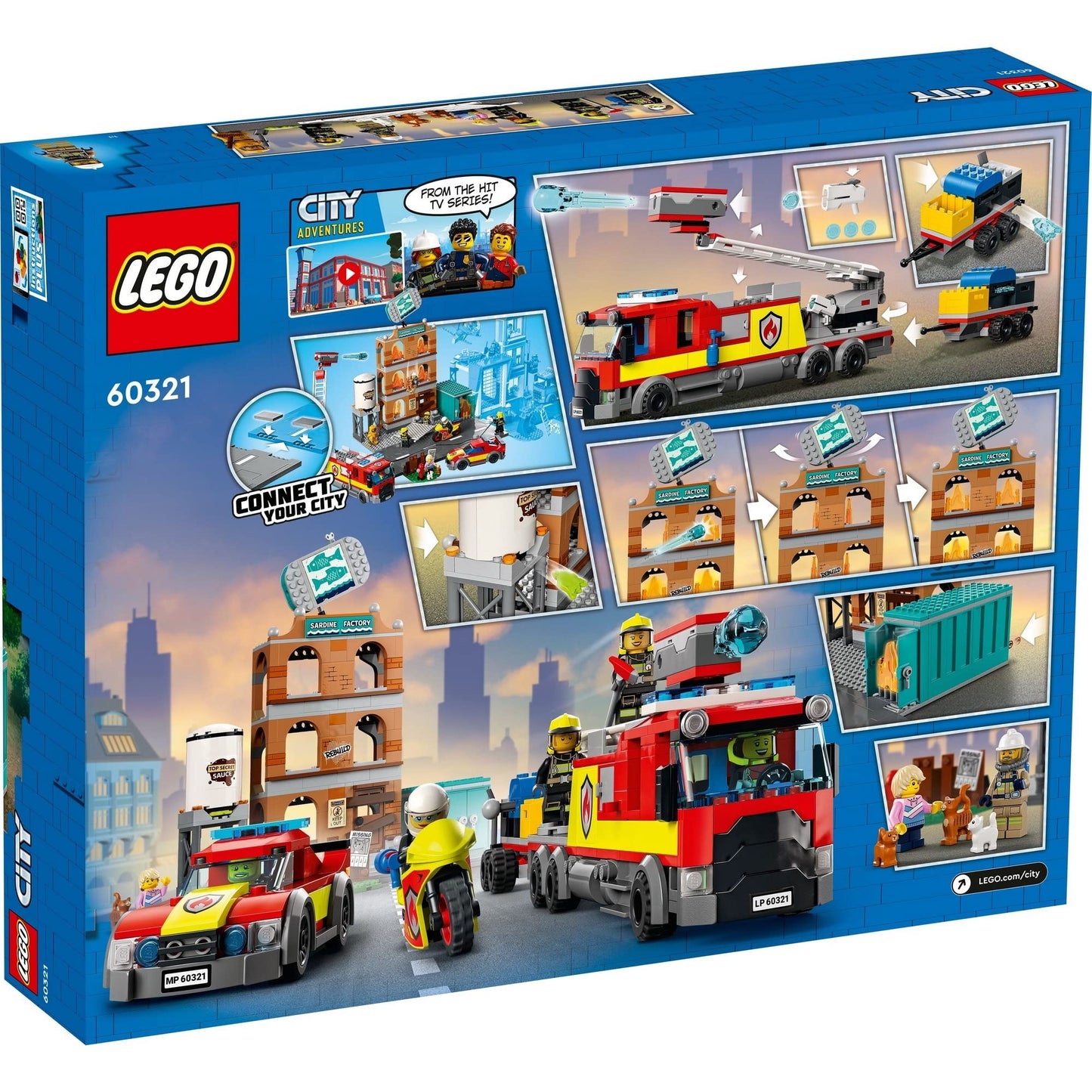 LEGO 60321 City Fire Brigade Amazon