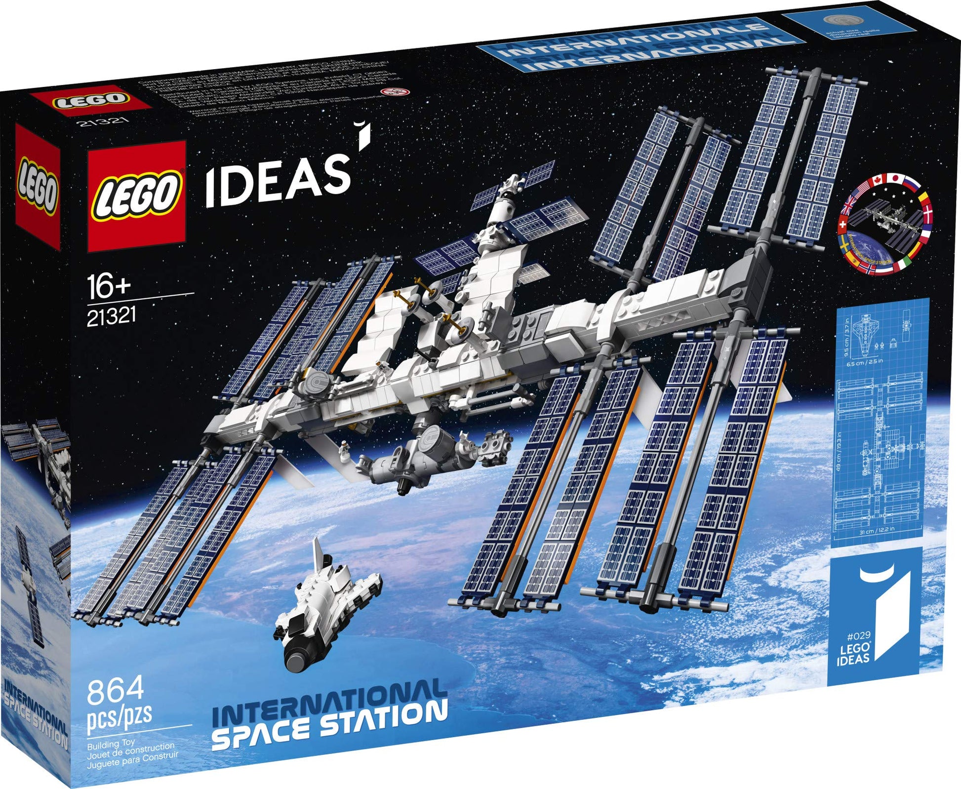 LEGO Ideas International Space Station 21321 Building Kit Amazon