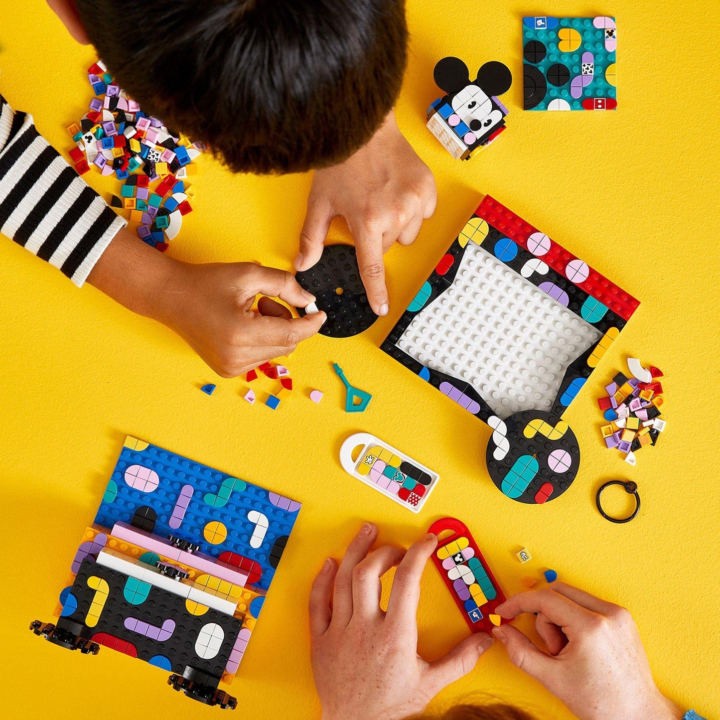 LEGO DOTS Disney Mickey Mouse & Minnie Mouse Back-to-School Project Box DIY Kit 41964 Amazon