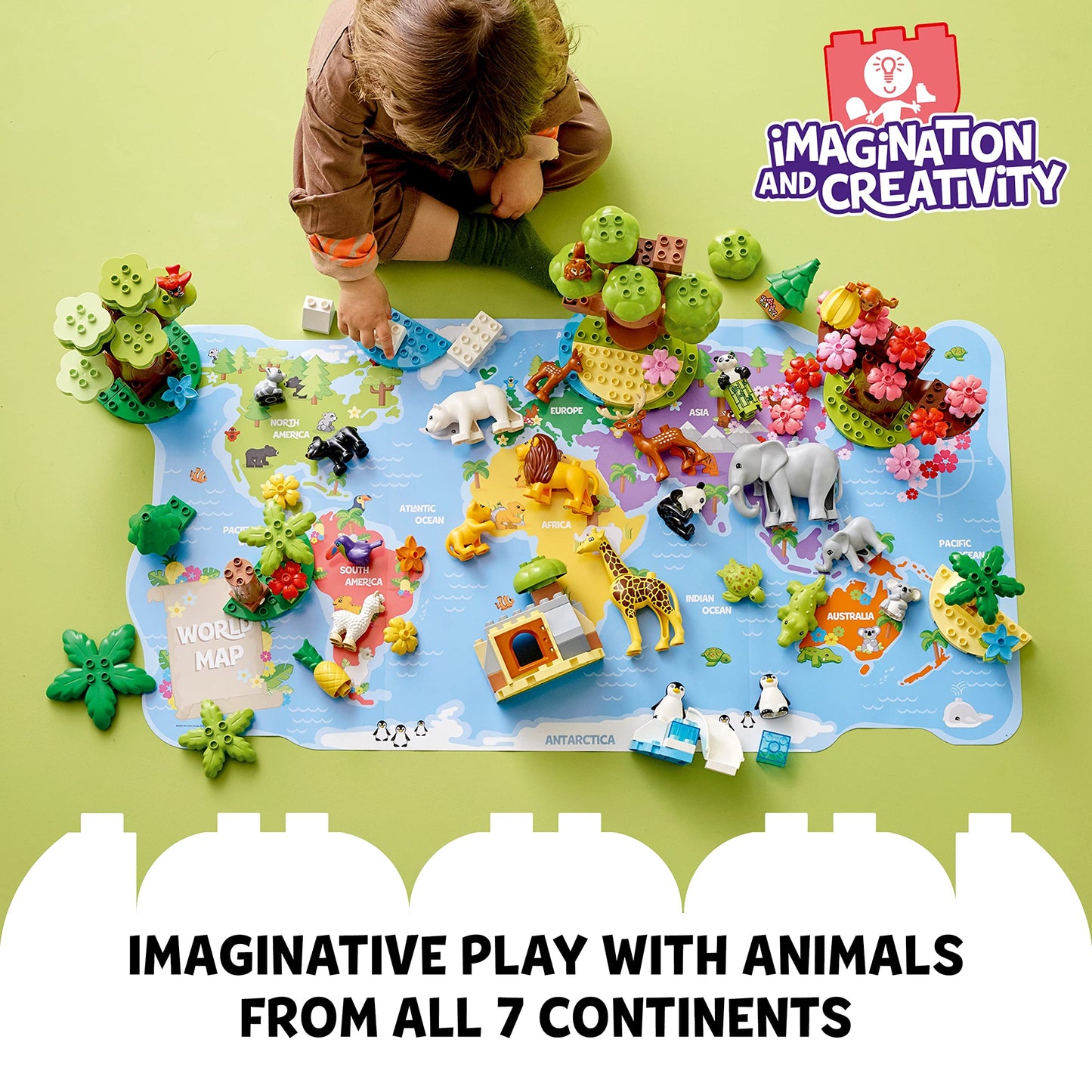 LEGO DUPLO Wild Animals of The World Toy Amazon