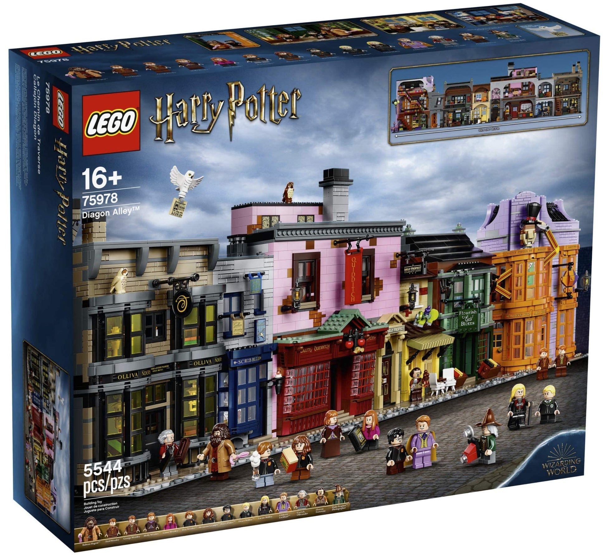 LEGO Harry Potter Diagon Alley 75978 Amazon