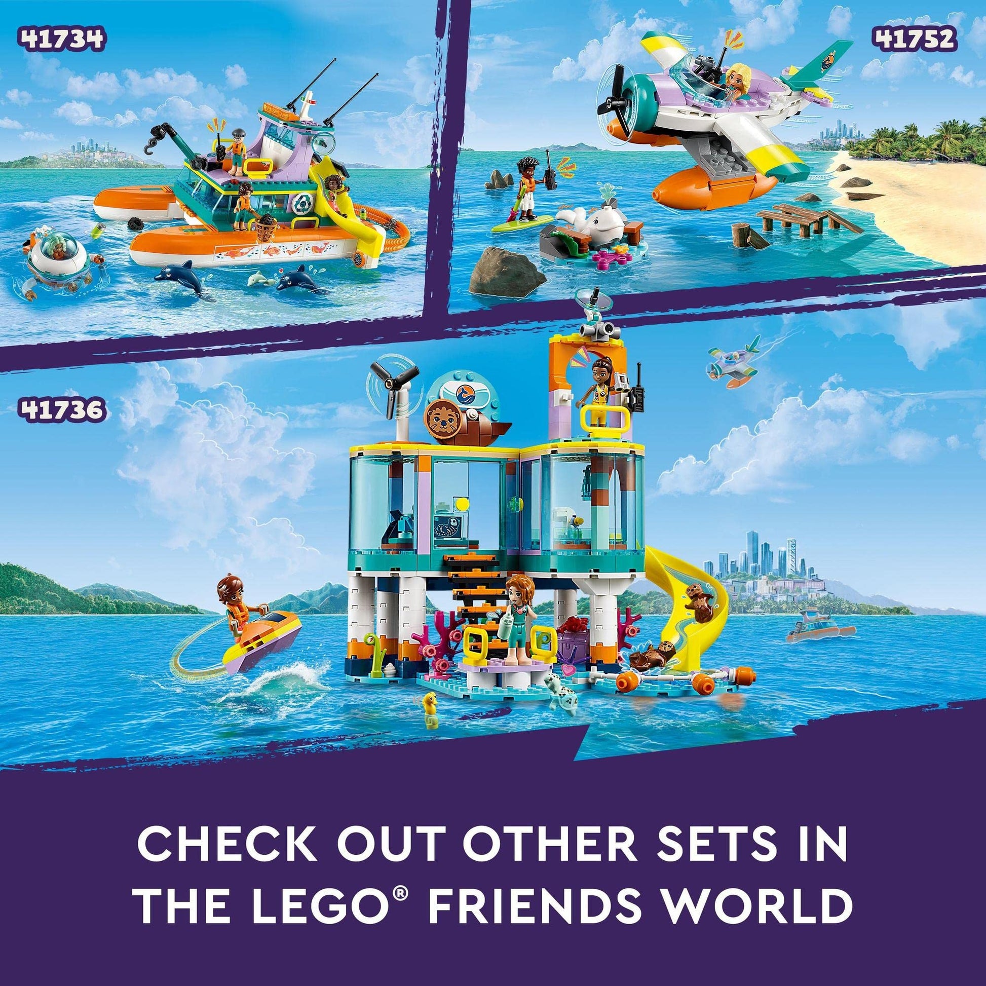 LEGO Friends Sea Rescue Centre 41736 Building Toy Amazon