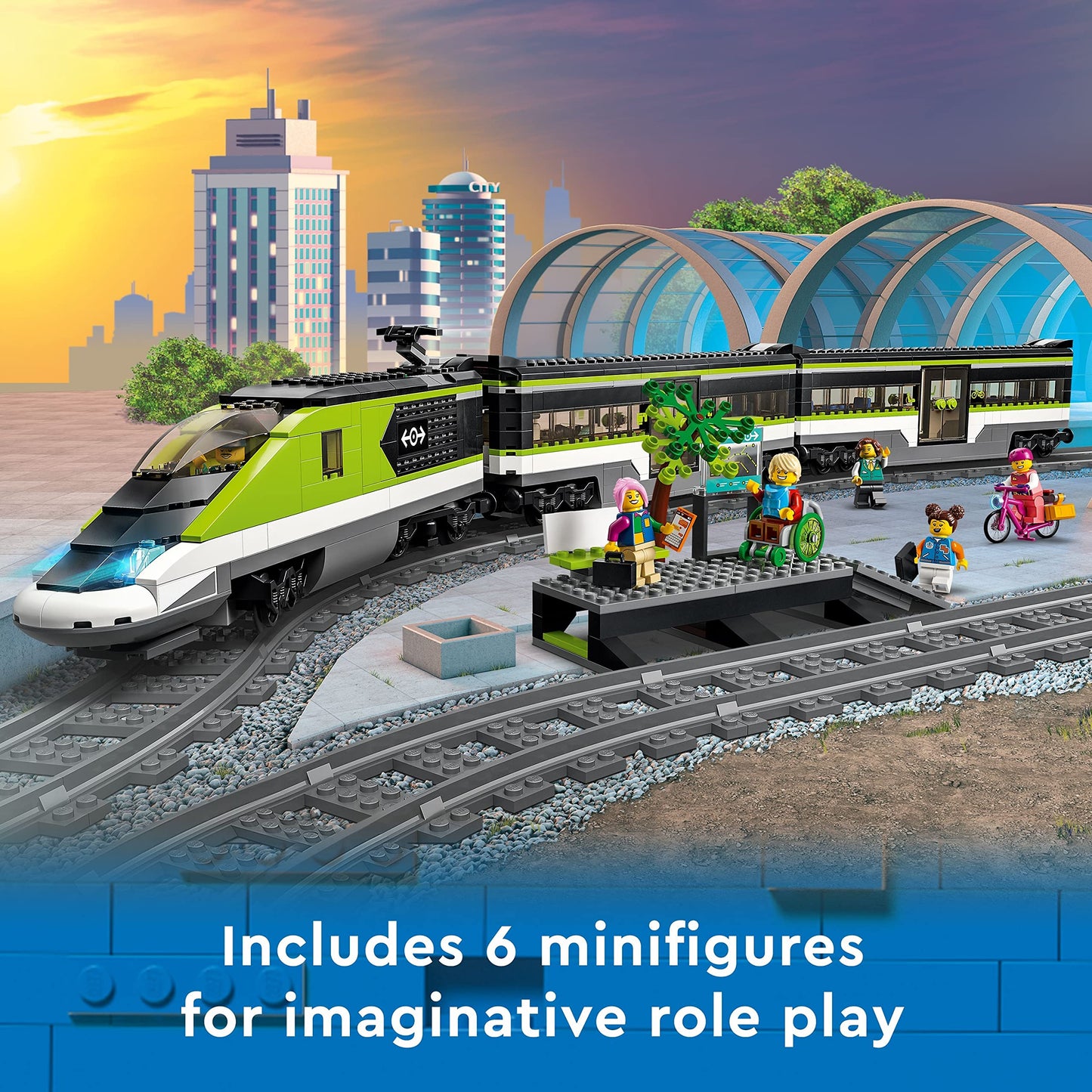 LEGO City Express Passenger Train 60337 Brick Island