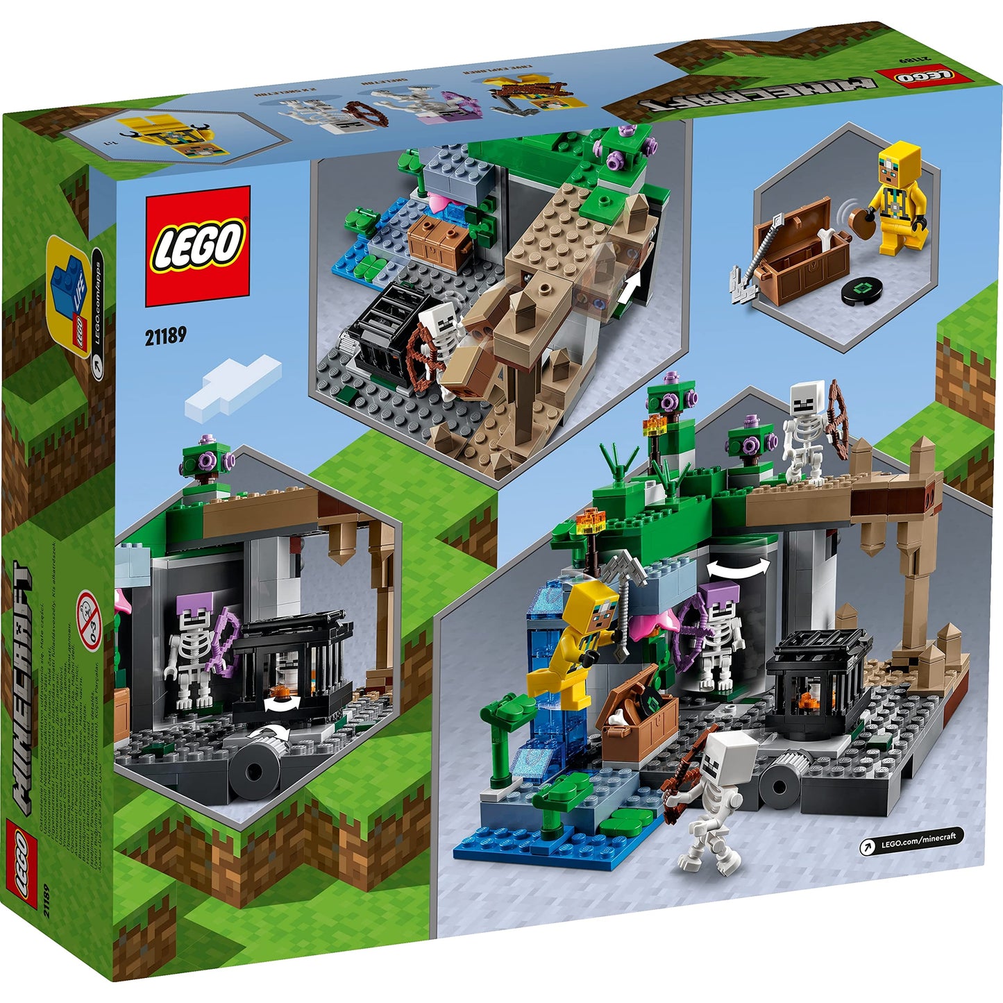 LEGO Minecraft The Skeleton Dungeon 21189 Amazon