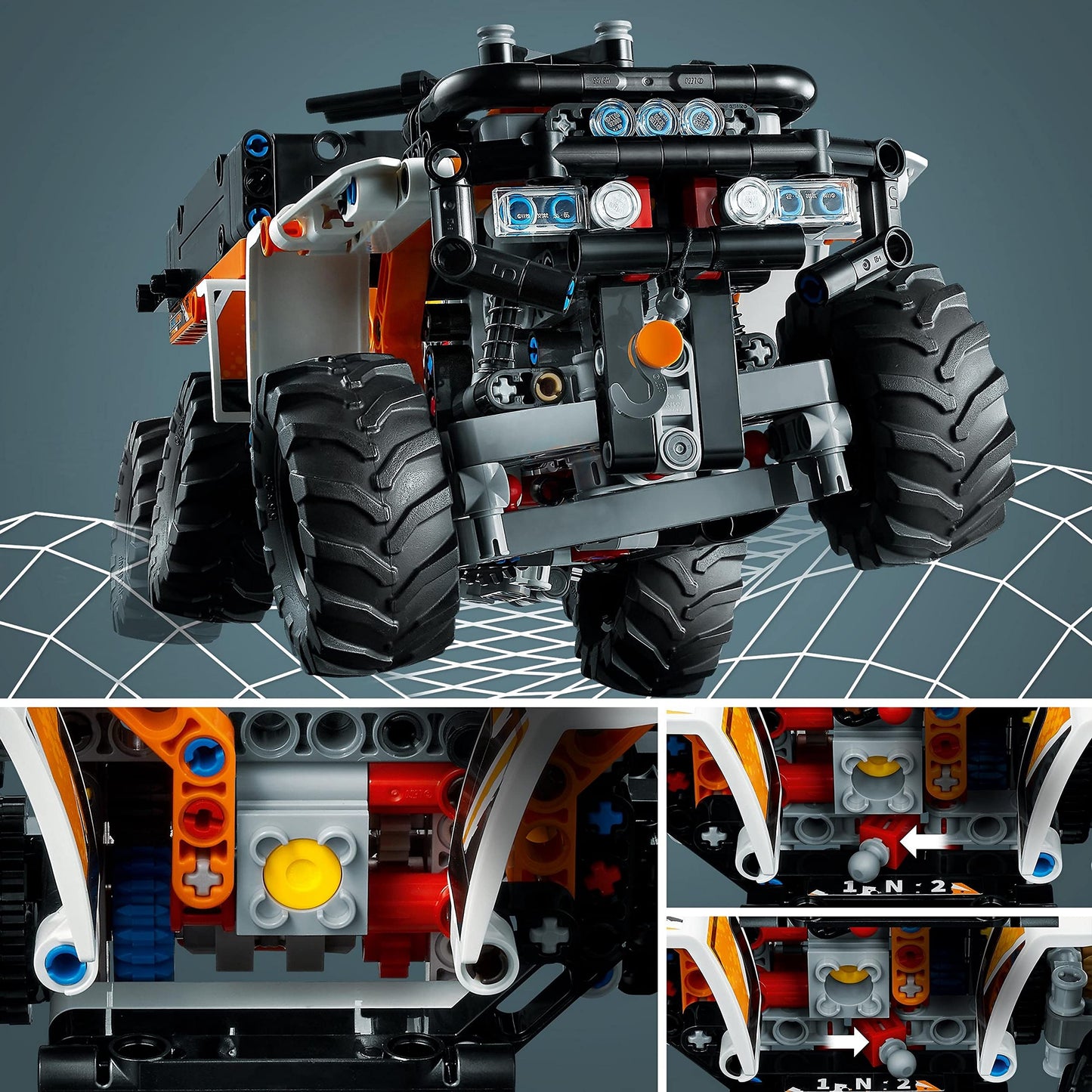 LEGO Technic All-Terrain Vehicle, 6-Wheeled Off Roader 42139 Brick Island