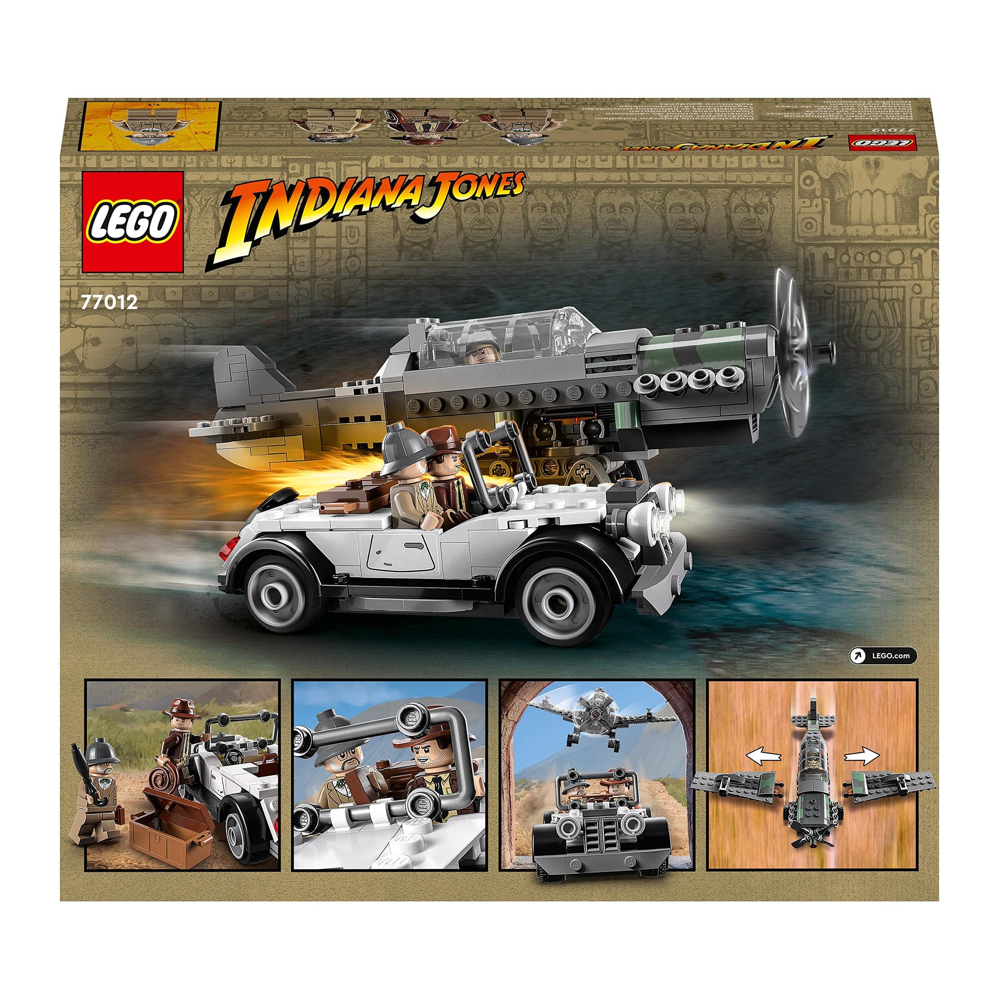 LEGO Indiana Jones Fighter Plane Chase 77012 Building Toy Set Amazon