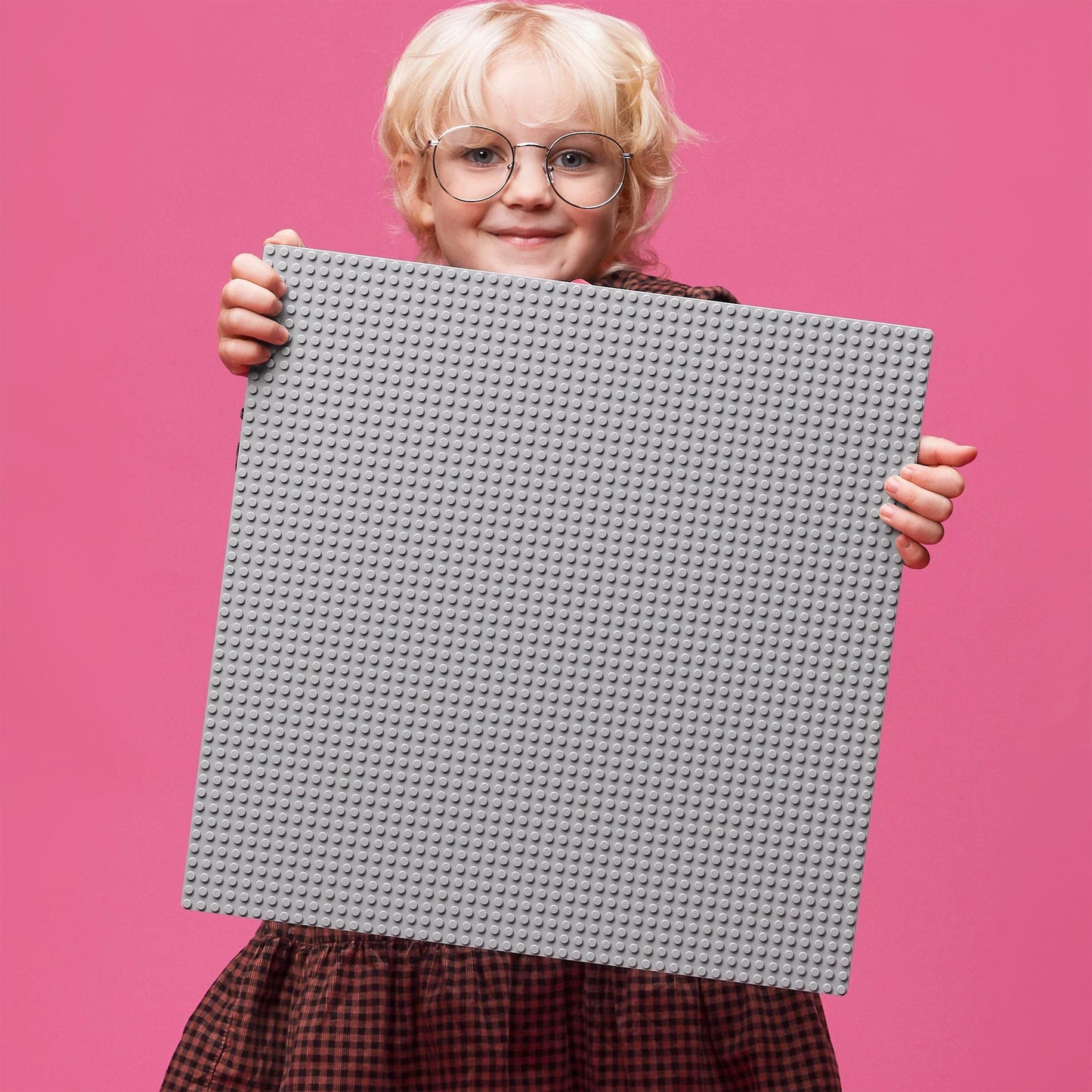 LEGO Classic Grey Baseplate, 48x48 Stud Building Base, Build and Display Board 11024