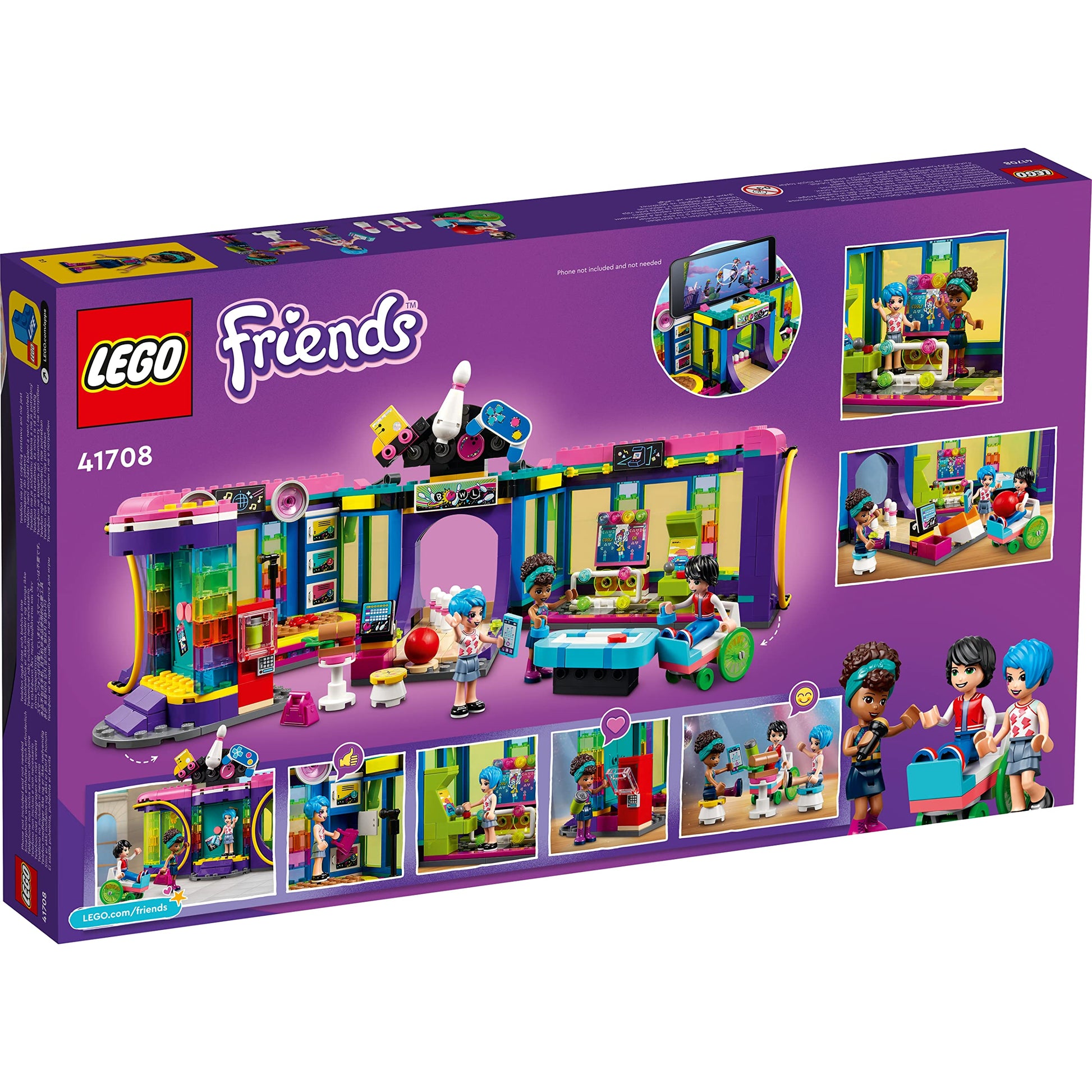 LEGO Friends Roller Disco Arcade with Toy  41708 Amazon