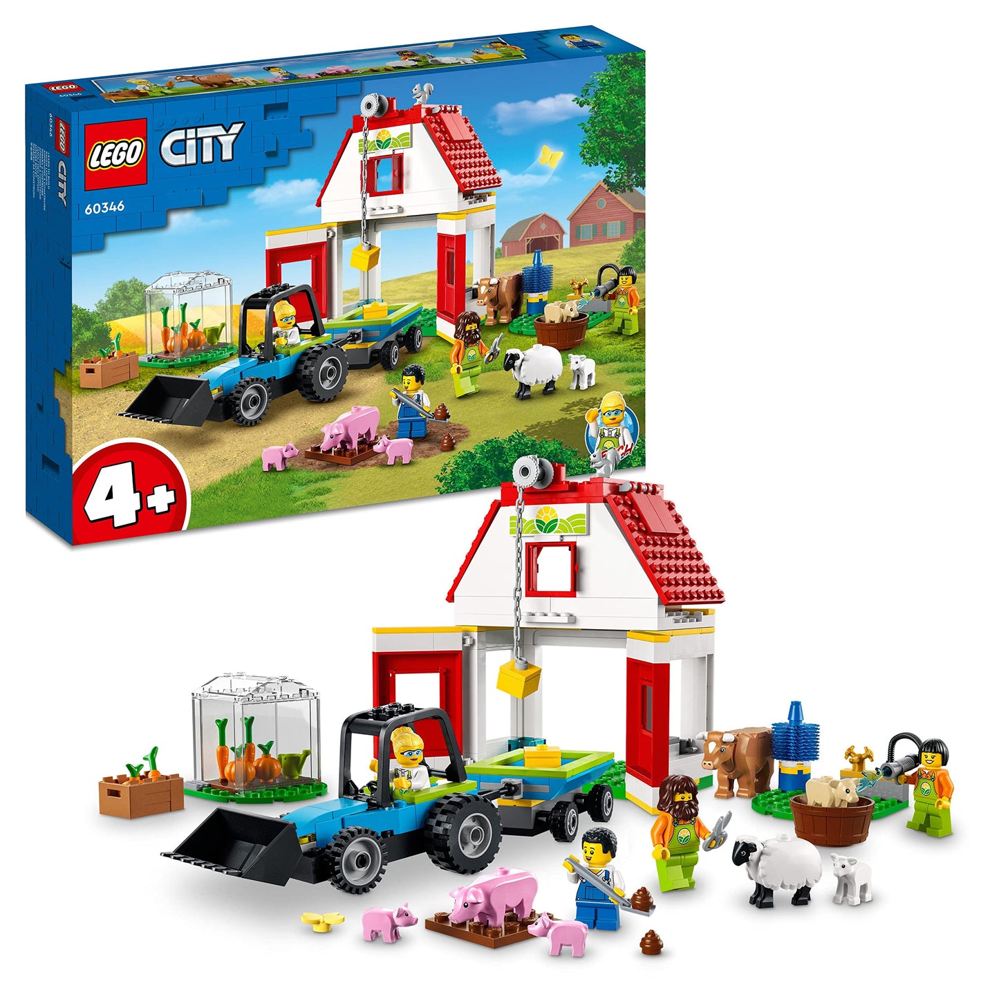LEGO City Barn & Farm Animals 60346 Toy Amazon