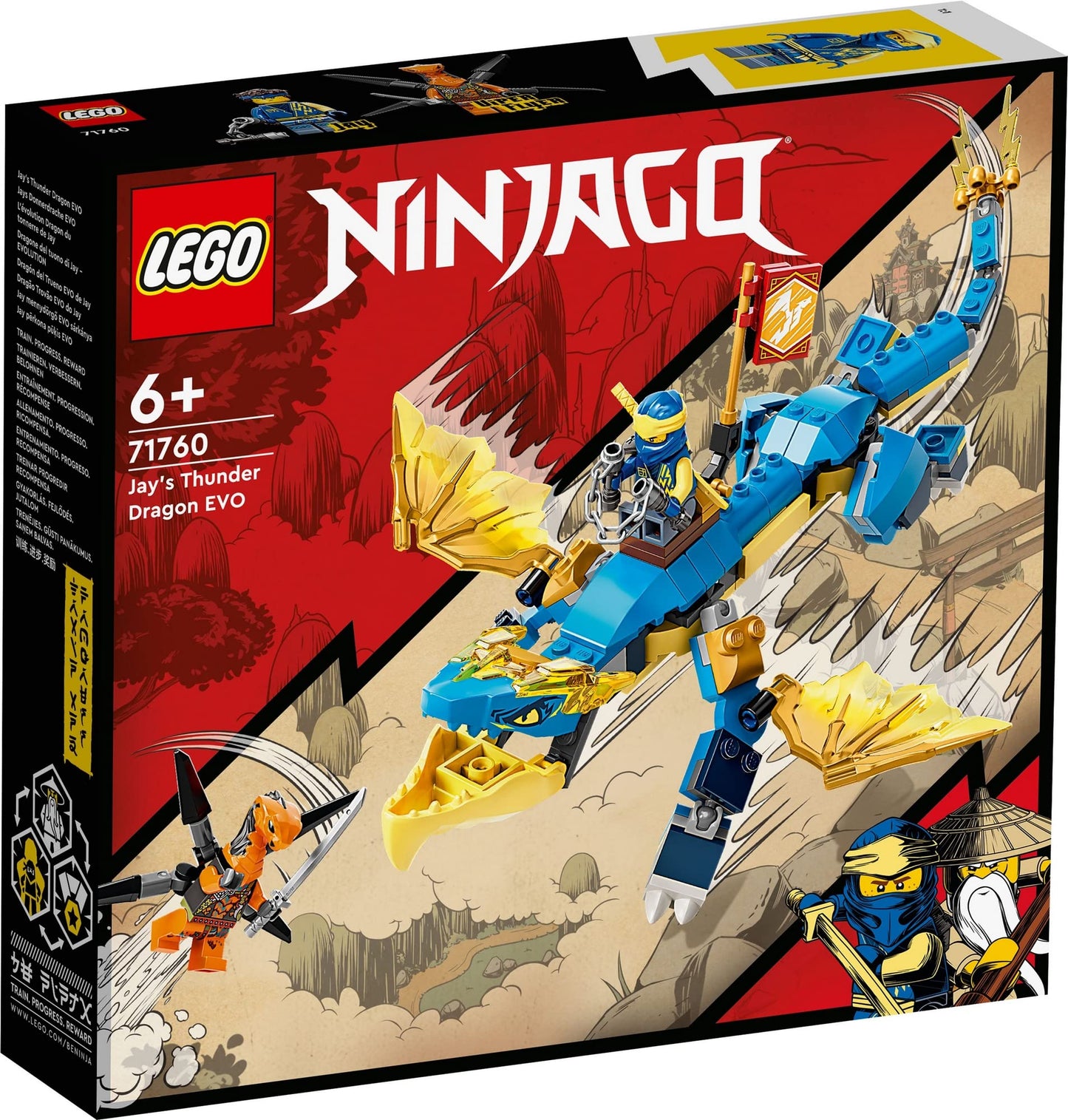 LEGO NINJAGO Jay’s Thunder Dragon EVO Building Kit 71760