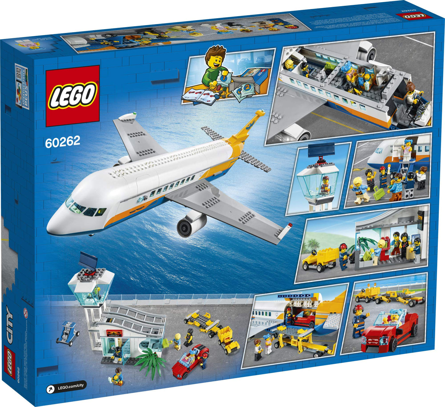 LEGO City Passenger Airplane 60262, with Radar Tower Amazon