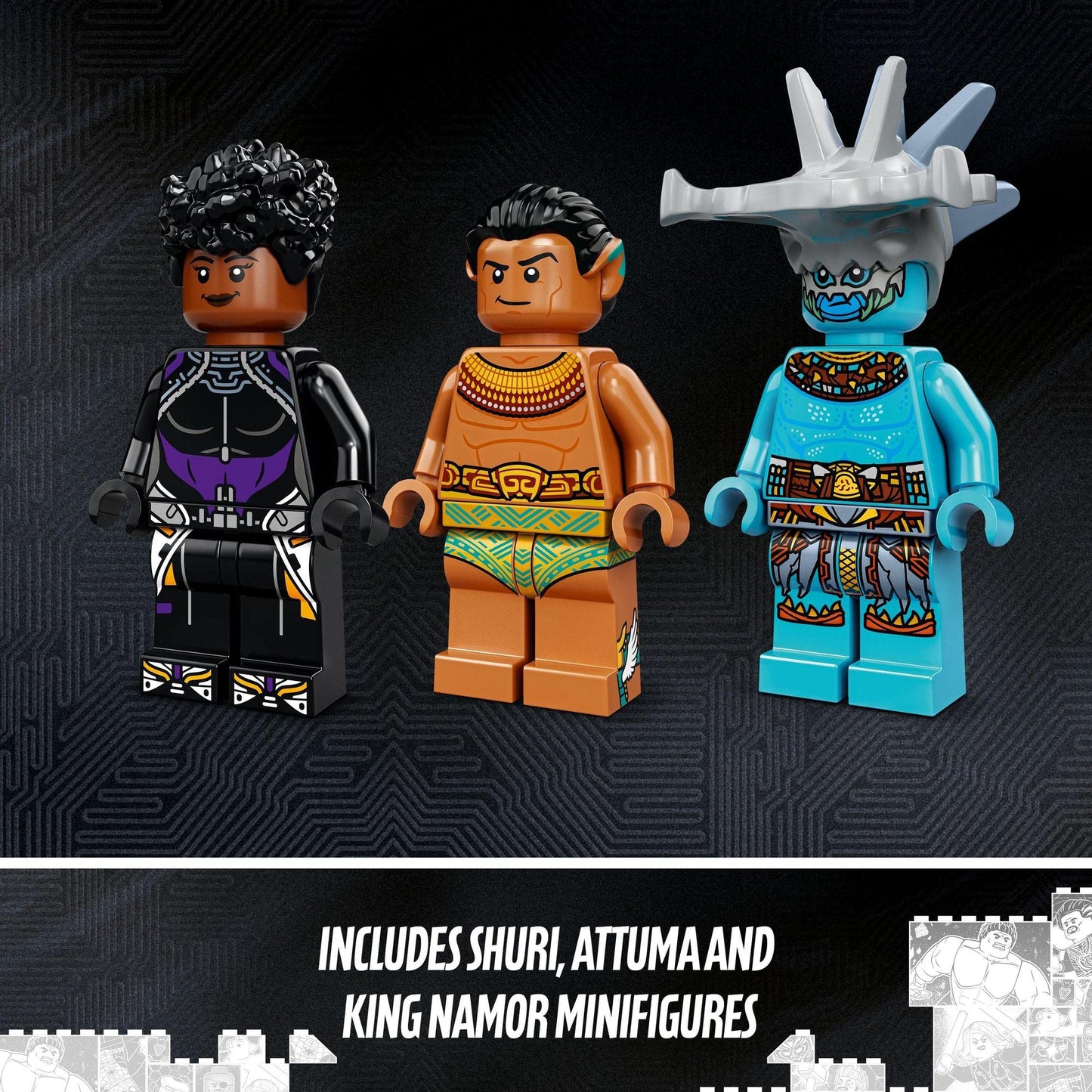 LEGO Super Heroes Marvel King Namor's Throne Room 76213 Brick Island