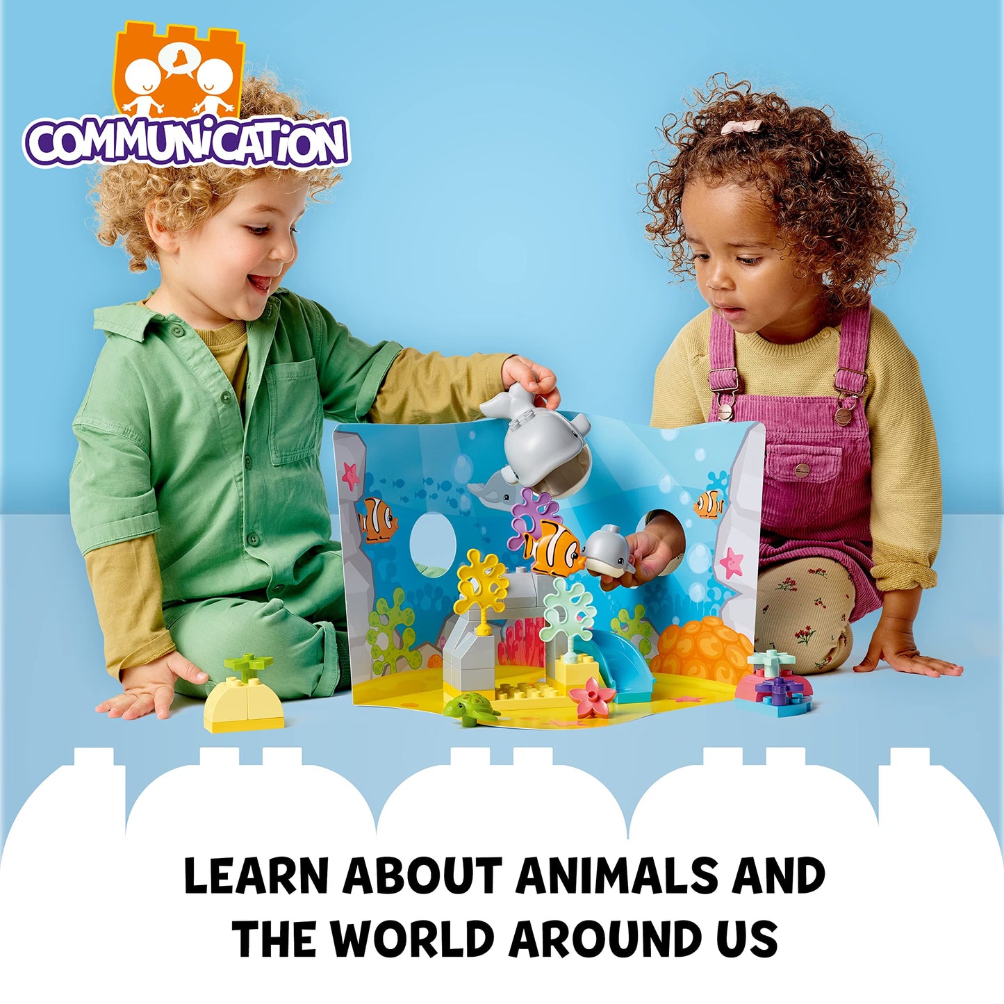 LEGO® DUPLO® Town Wild Animals of The Ocean 10972 Building Toy Amazon