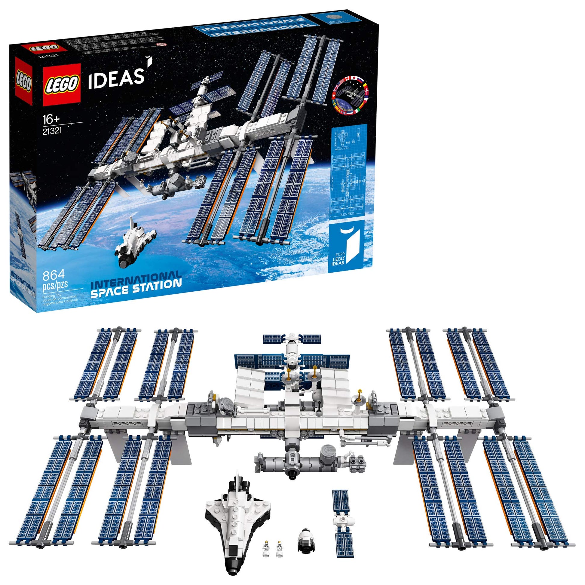 LEGO Ideas International Space Station 21321 Building Kit Amazon