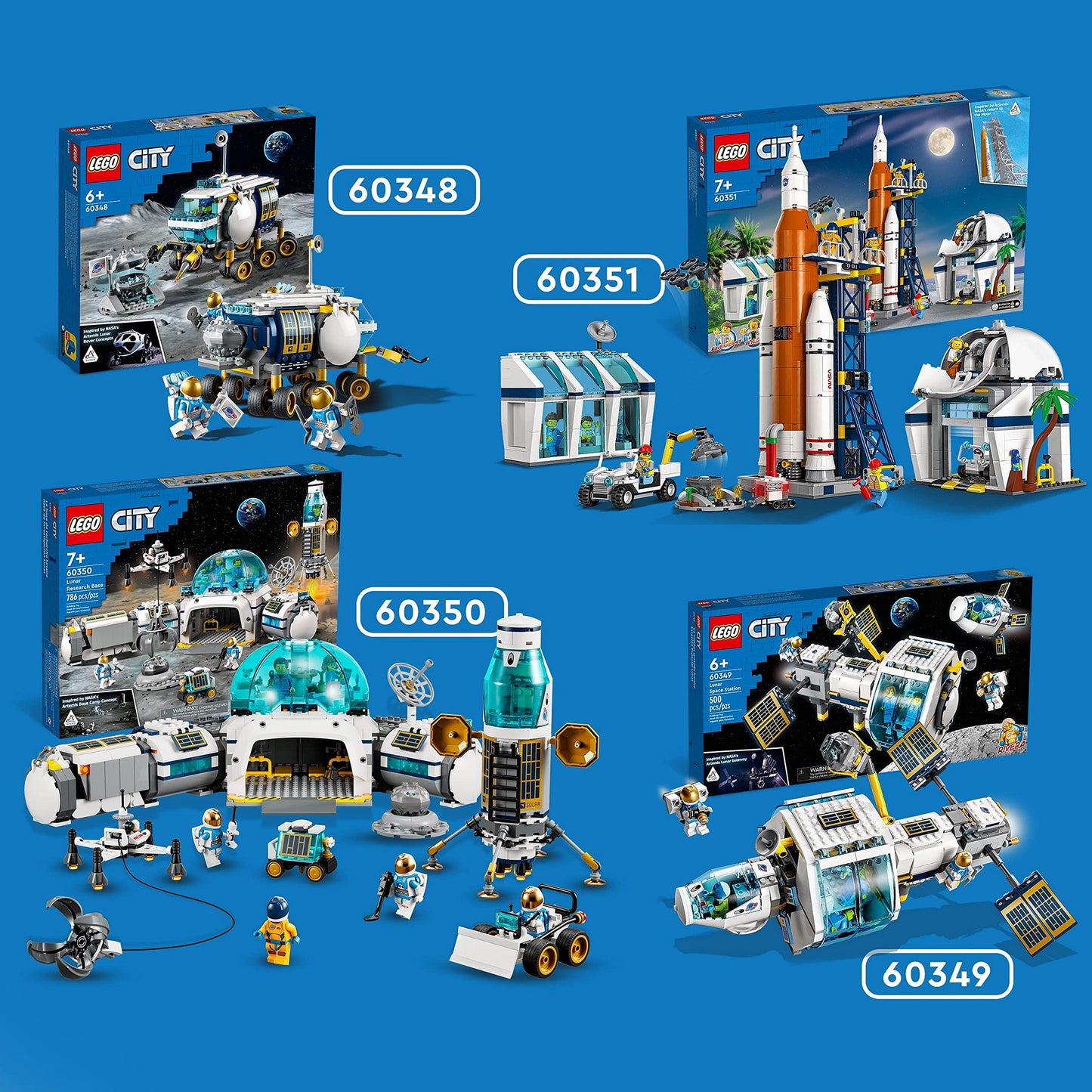 LEGO® City Lunar Roving Vehicle 60348 Building Kit Amazon