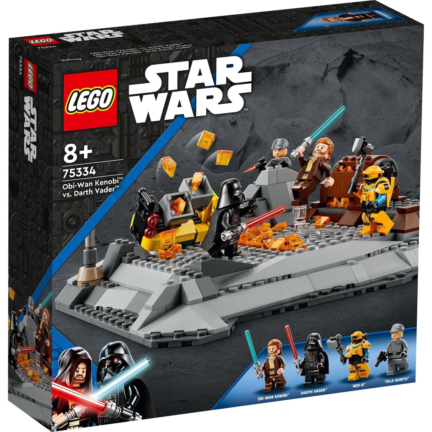 LEGO Star Wars OBI-Wan Kenobi vs. Darth Vader 75334 Amazon