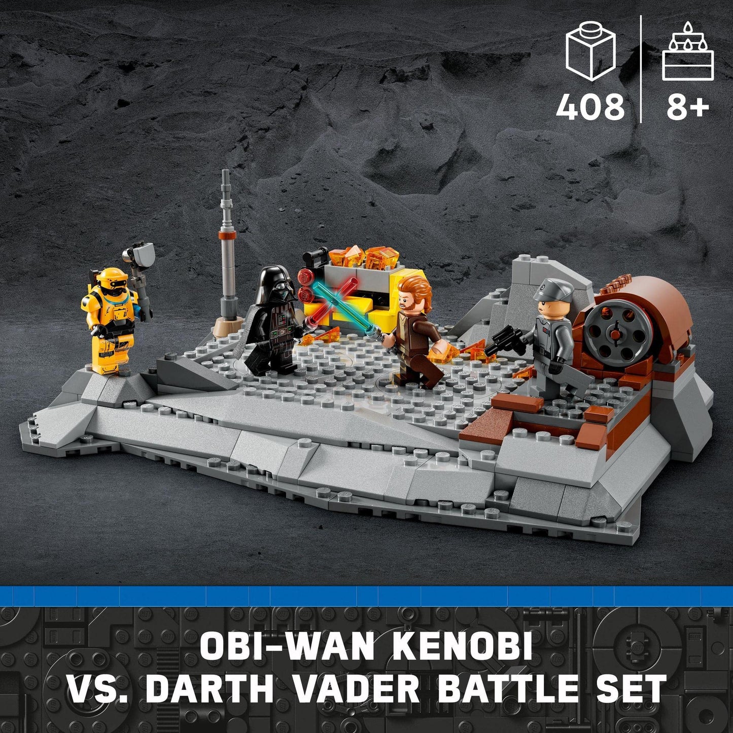 LEGO Star Wars OBI-Wan Kenobi vs. Darth Vader 75334 Amazon