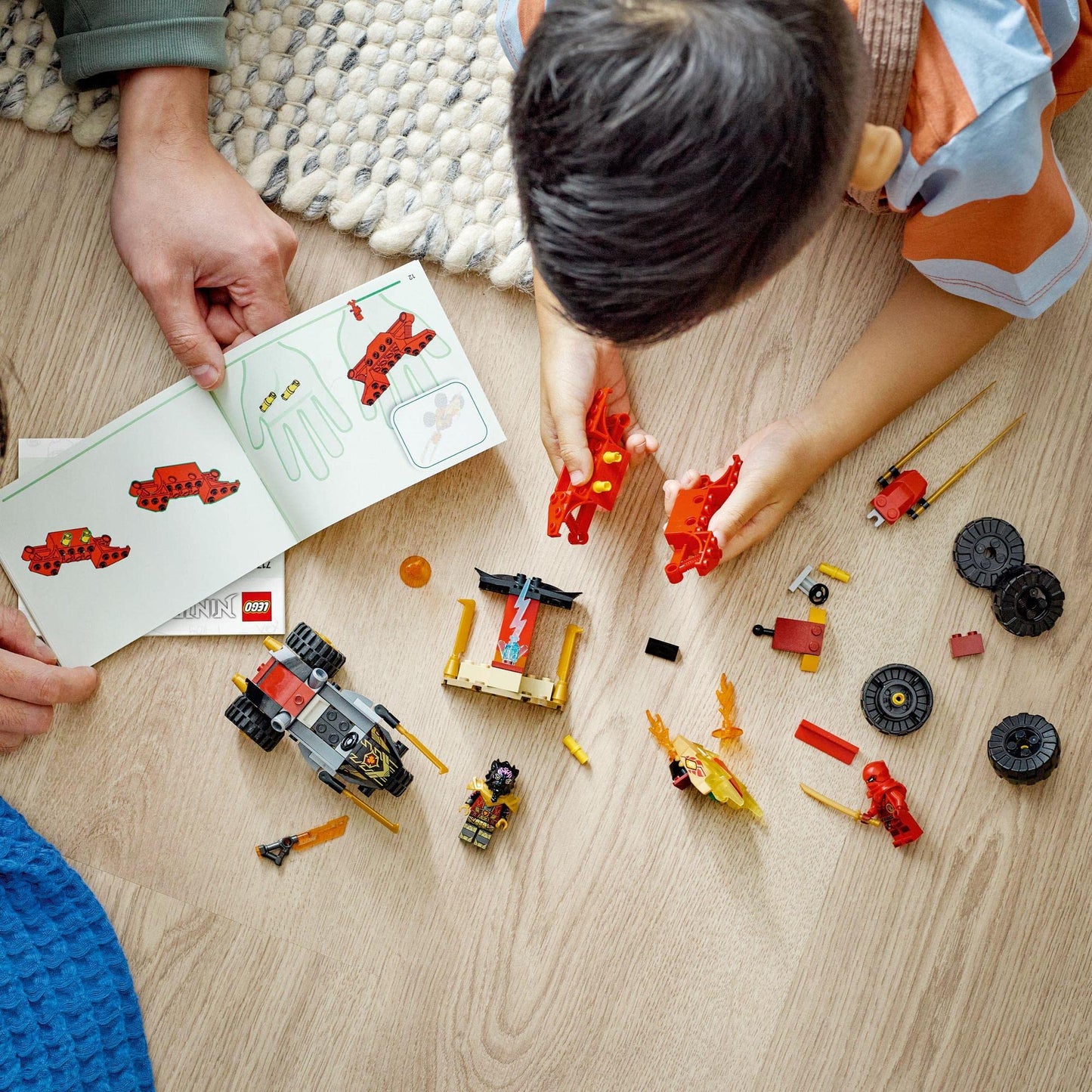 LEGO® NINJAGO® Kai and Ras’s Car and Bike Battle 71789 Building Toy Amazon