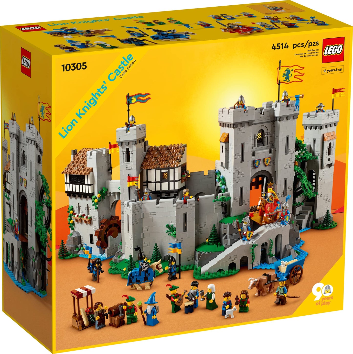 LEGO 10305 Icons Castle of The Lion Knights Amazon
