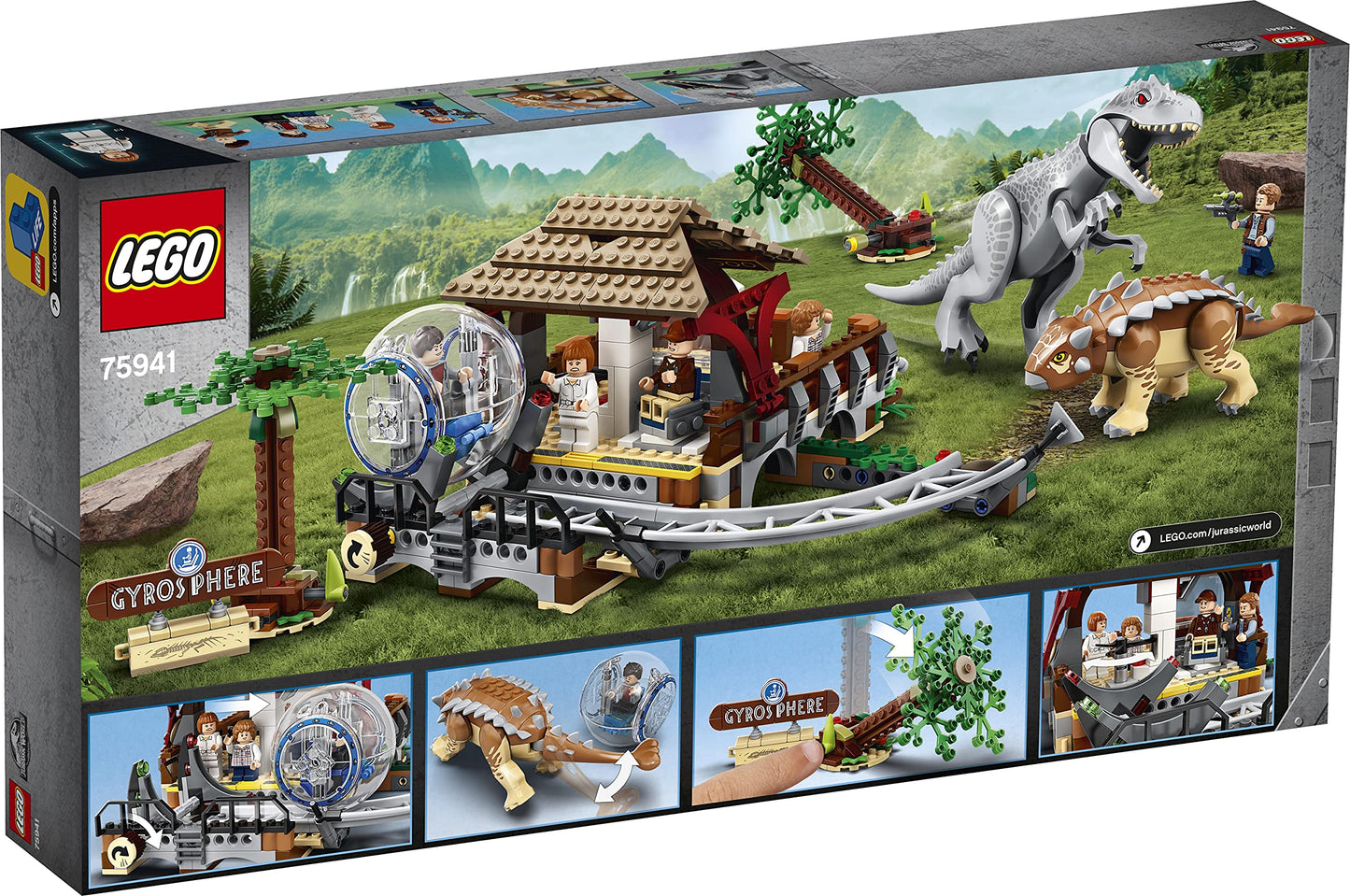 LEGO Jurassic World Indominus rex vs. Ankylosaurus 75941 Building Set