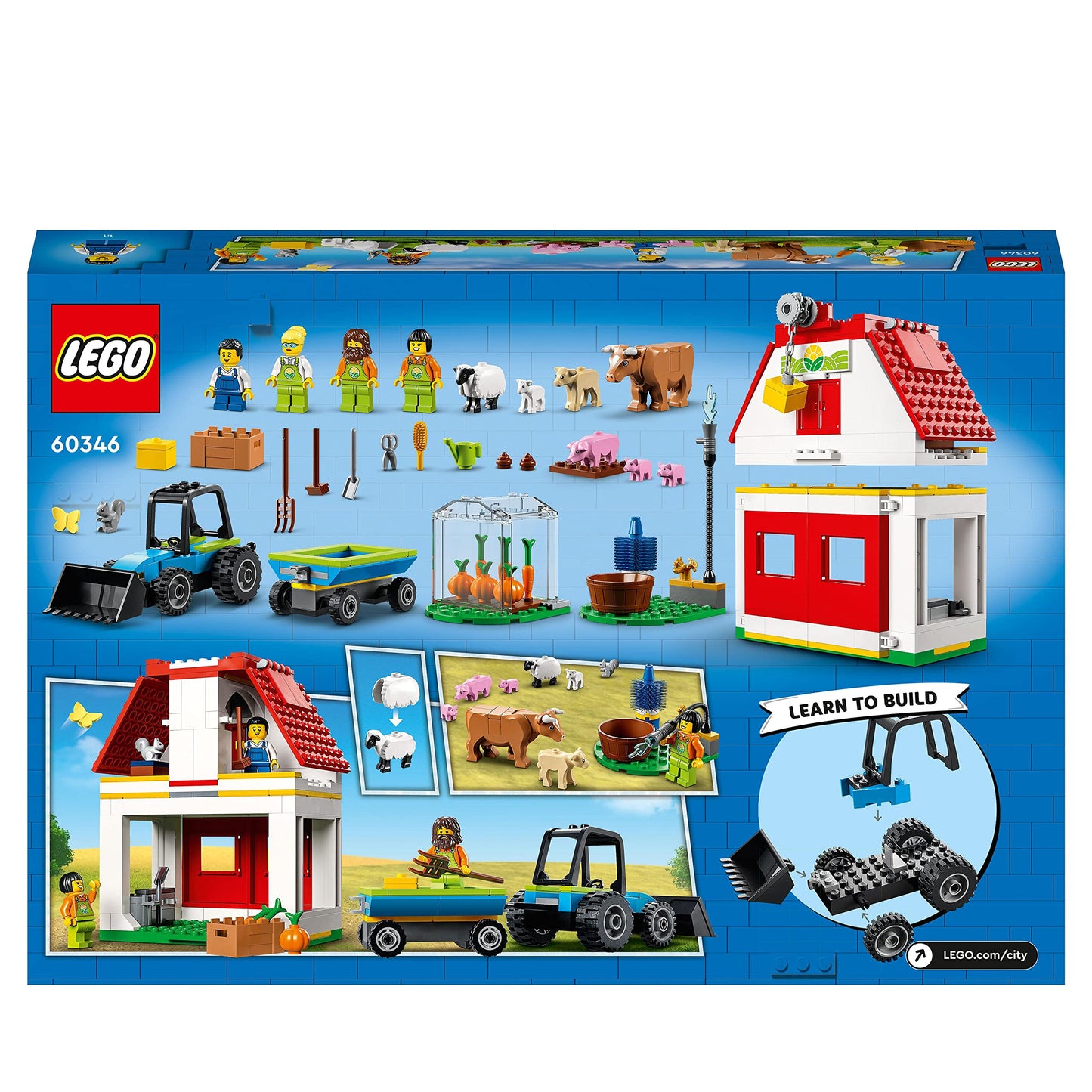 LEGO City Barn & Farm Animals 60346 Toy Amazon
