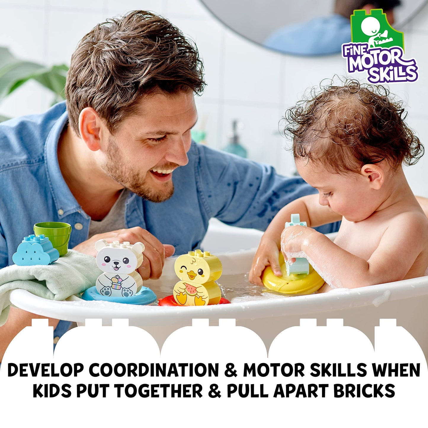 LEGO® DUPLO® My First Bath Time Fun: Floating Animal Train 10965 Building Toy Amazon