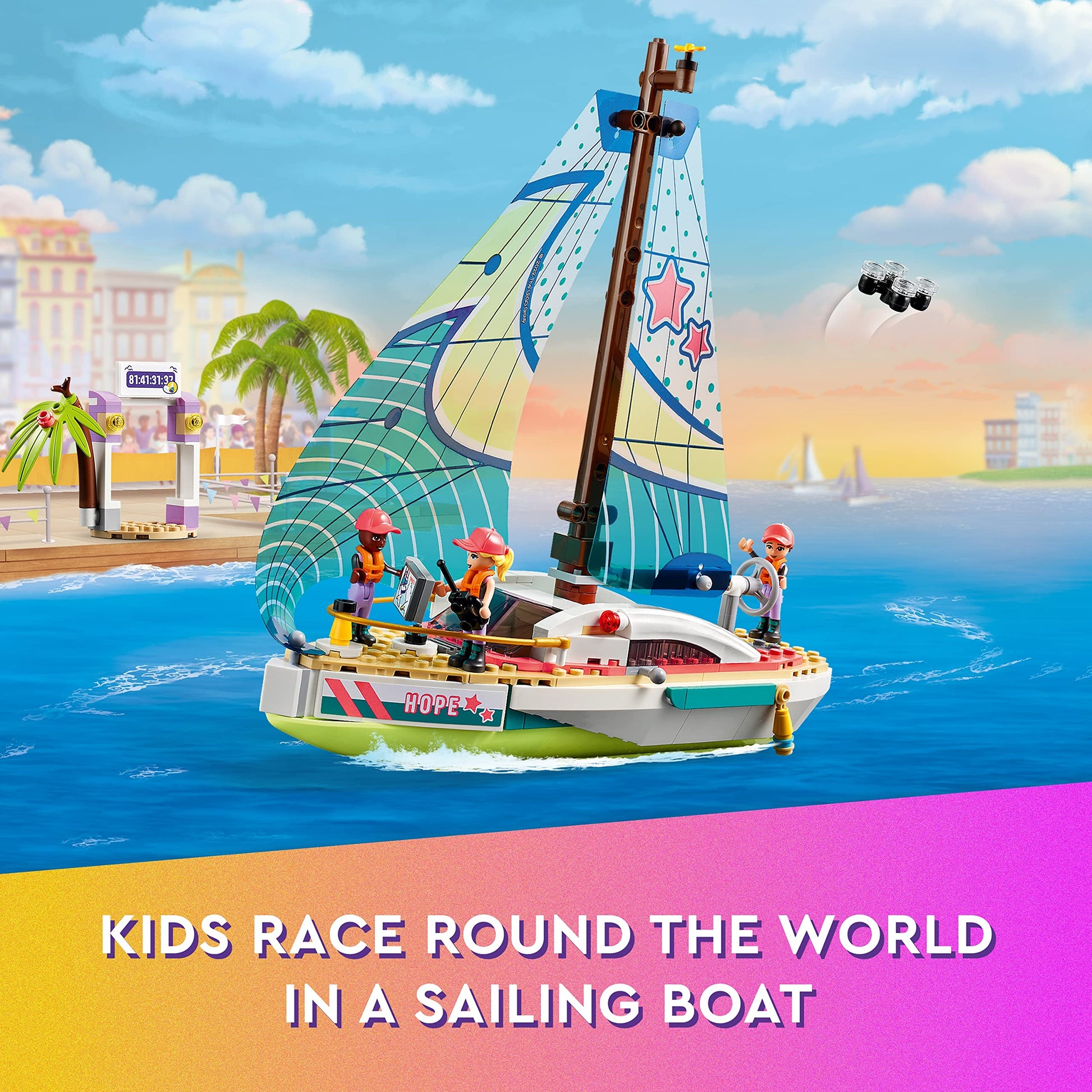 LEGO Friends Stephanie's Sailing Adventure Boat Toy  41716 Amazon