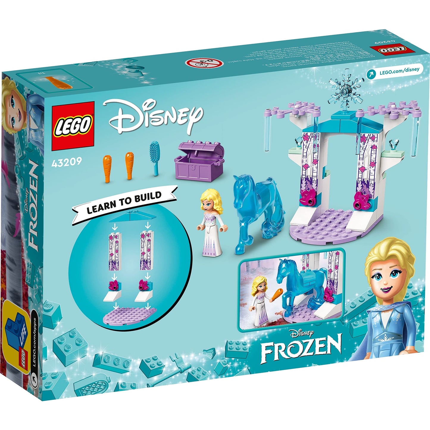 LEGO Disney Princess Elsa and The Nokk’s Ice Stable 43209 Buildable Frozen Toy Amazon