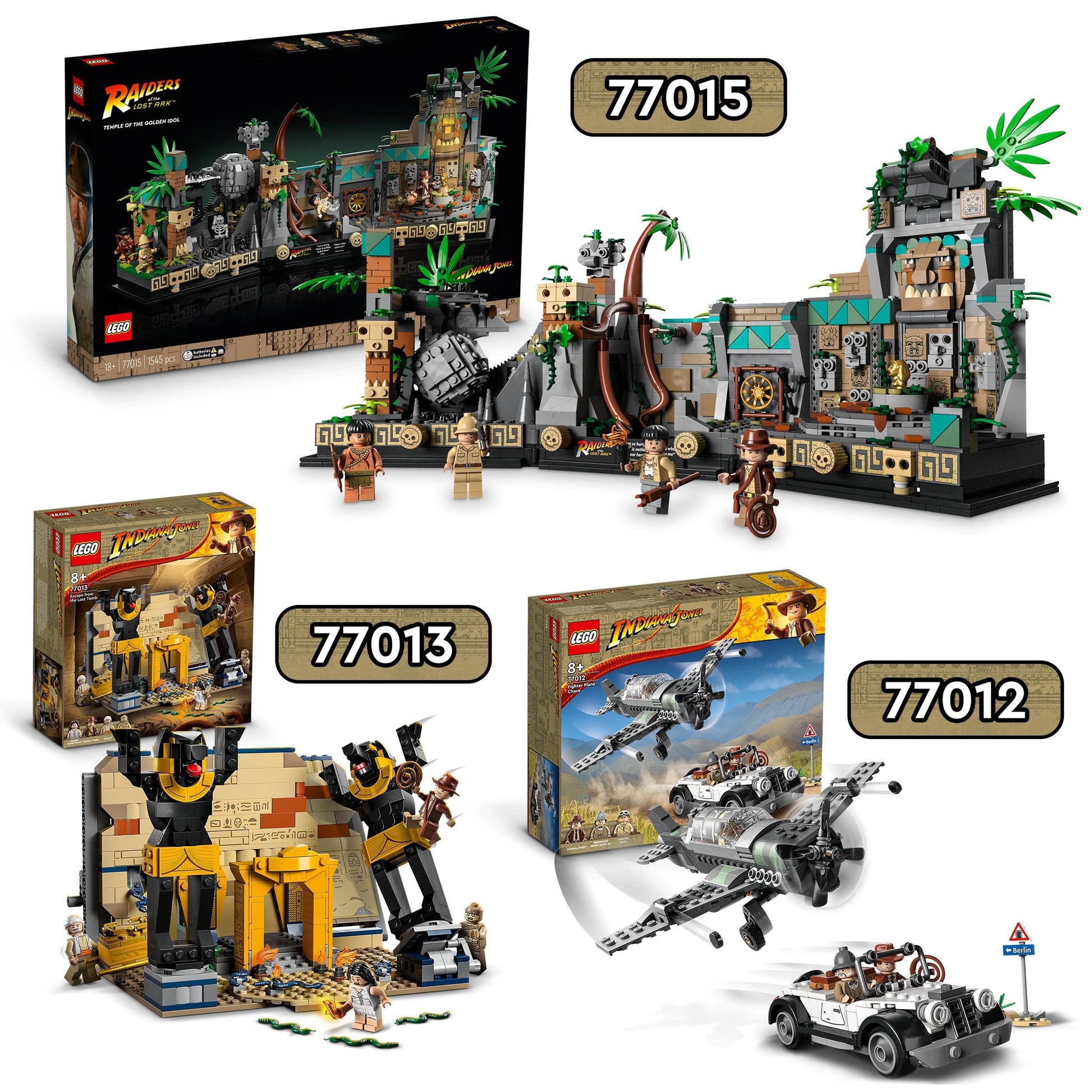 LEGO Indiana Jones Fighter Plane Chase 77012 Building Toy Set Amazon