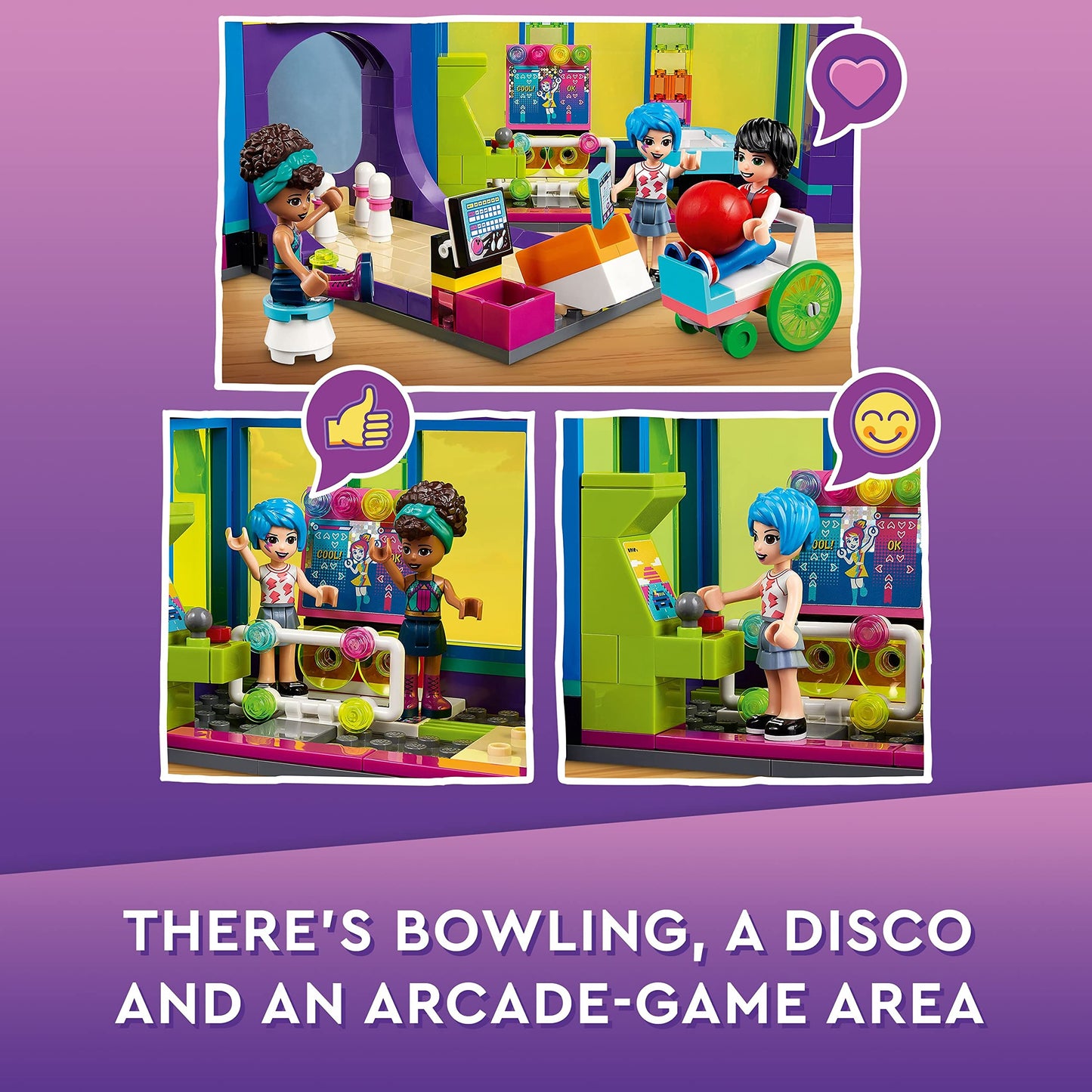 LEGO Friends Roller Disco Arcade with Toy  41708 Amazon