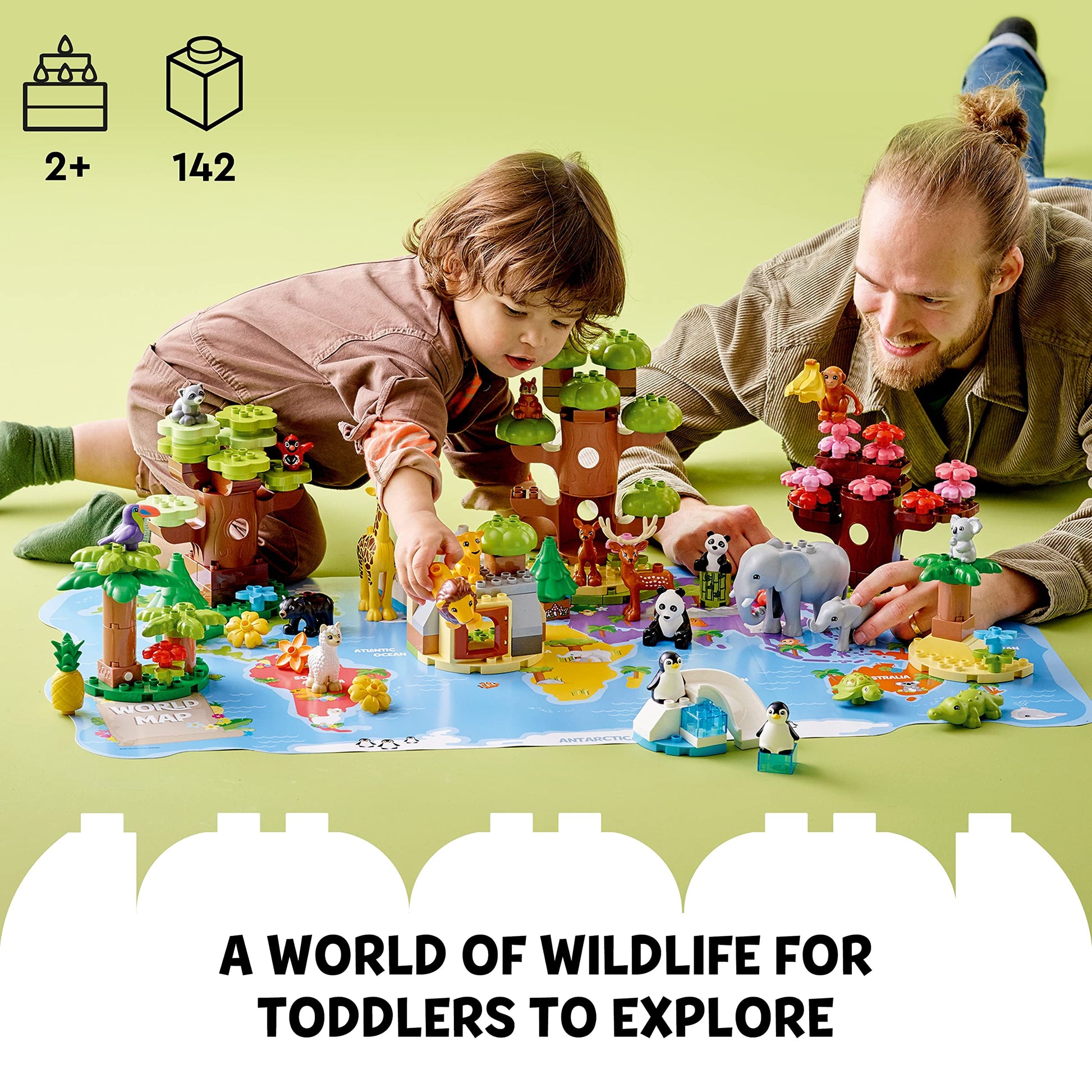 LEGO DUPLO Wild Animals of The World Toy Amazon