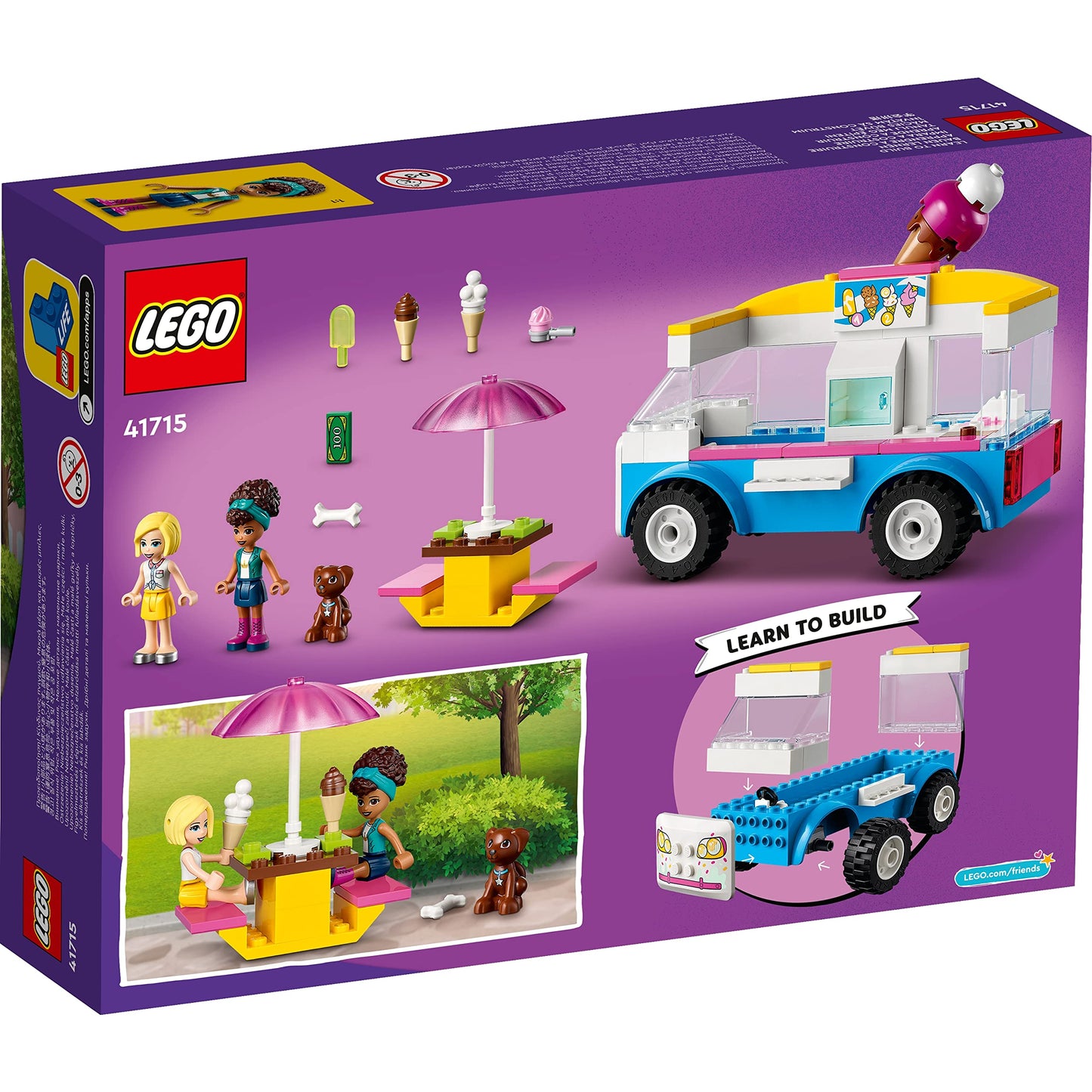 LEGO Friends Ice-Cream Truck 41715 Amazon