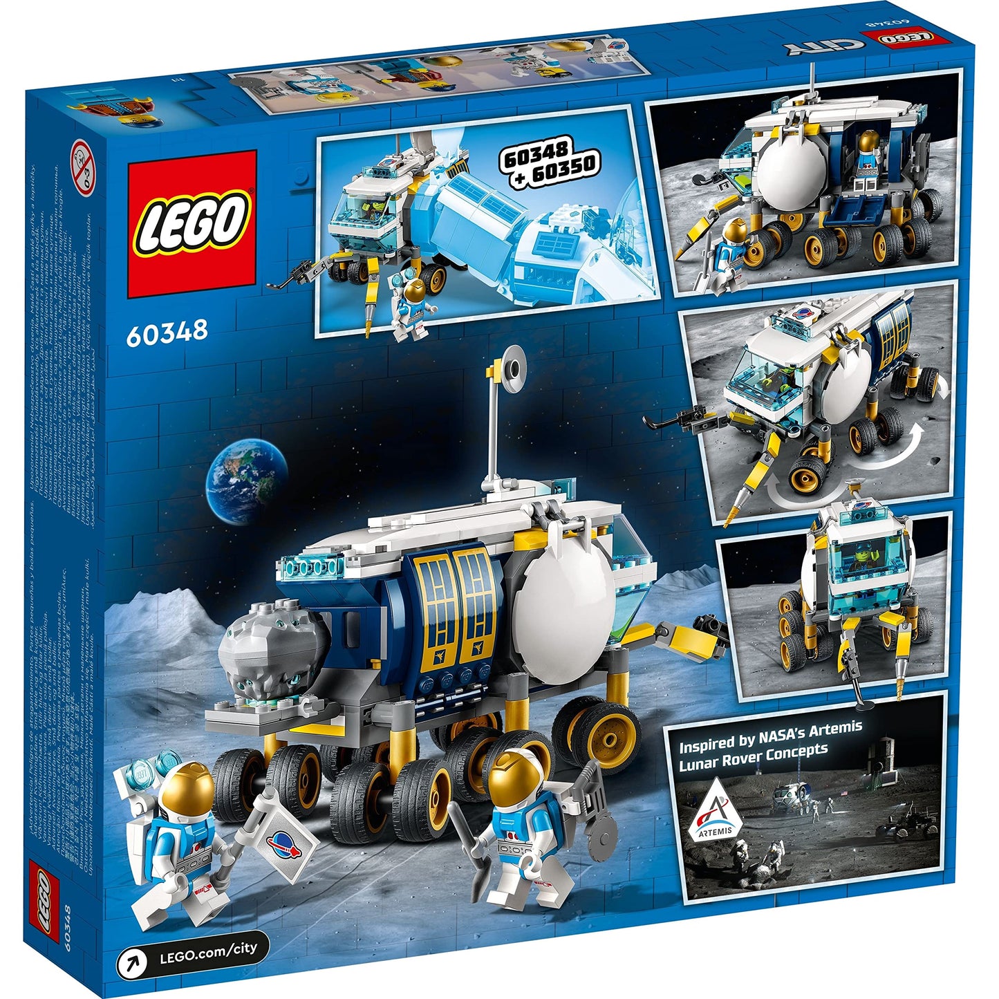 LEGO® City Lunar Roving Vehicle 60348 Building Kit Amazon